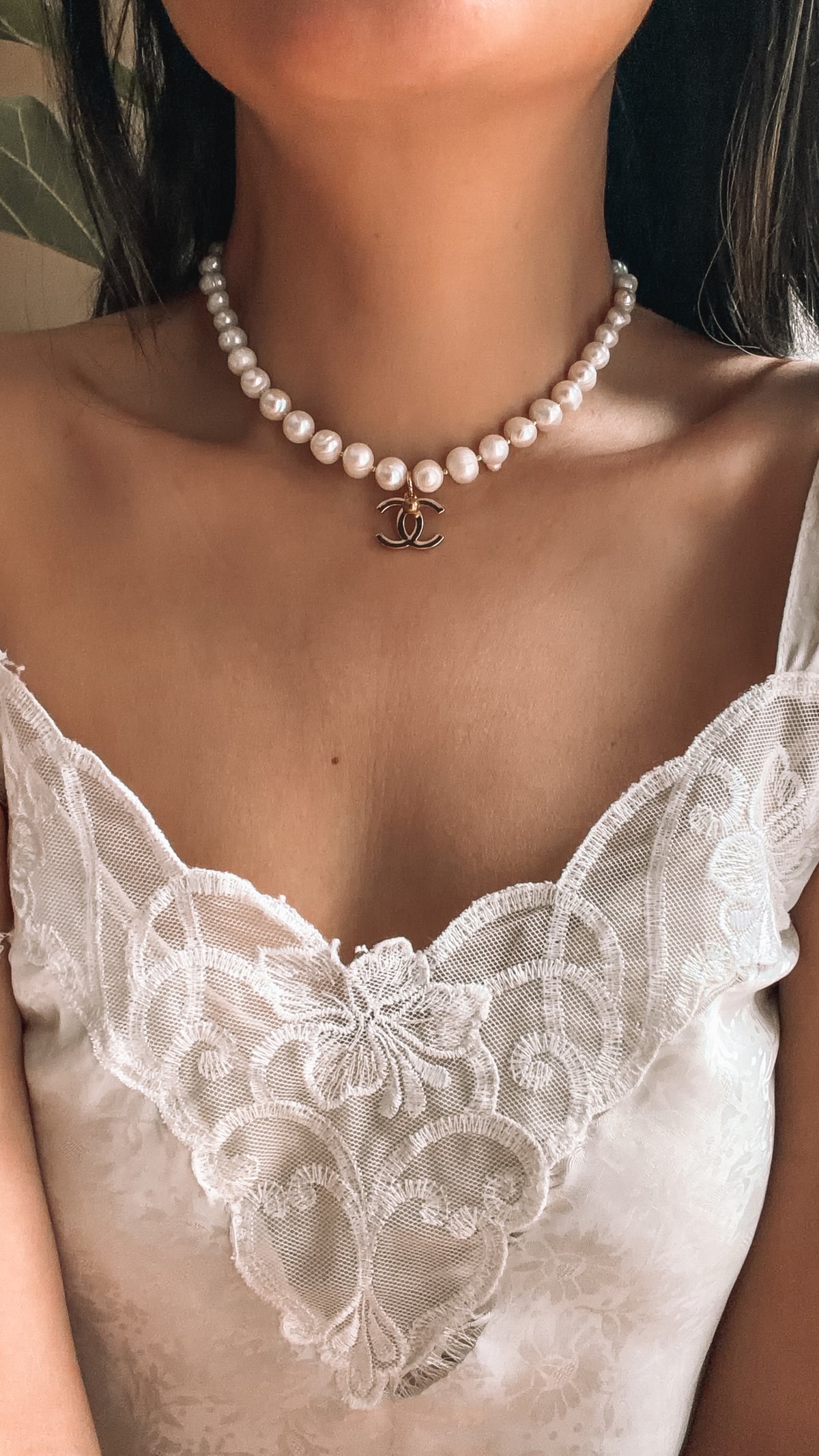 Authentic Chanel Upcycle Handmade Real Freshwater Mix Pearl Necklace