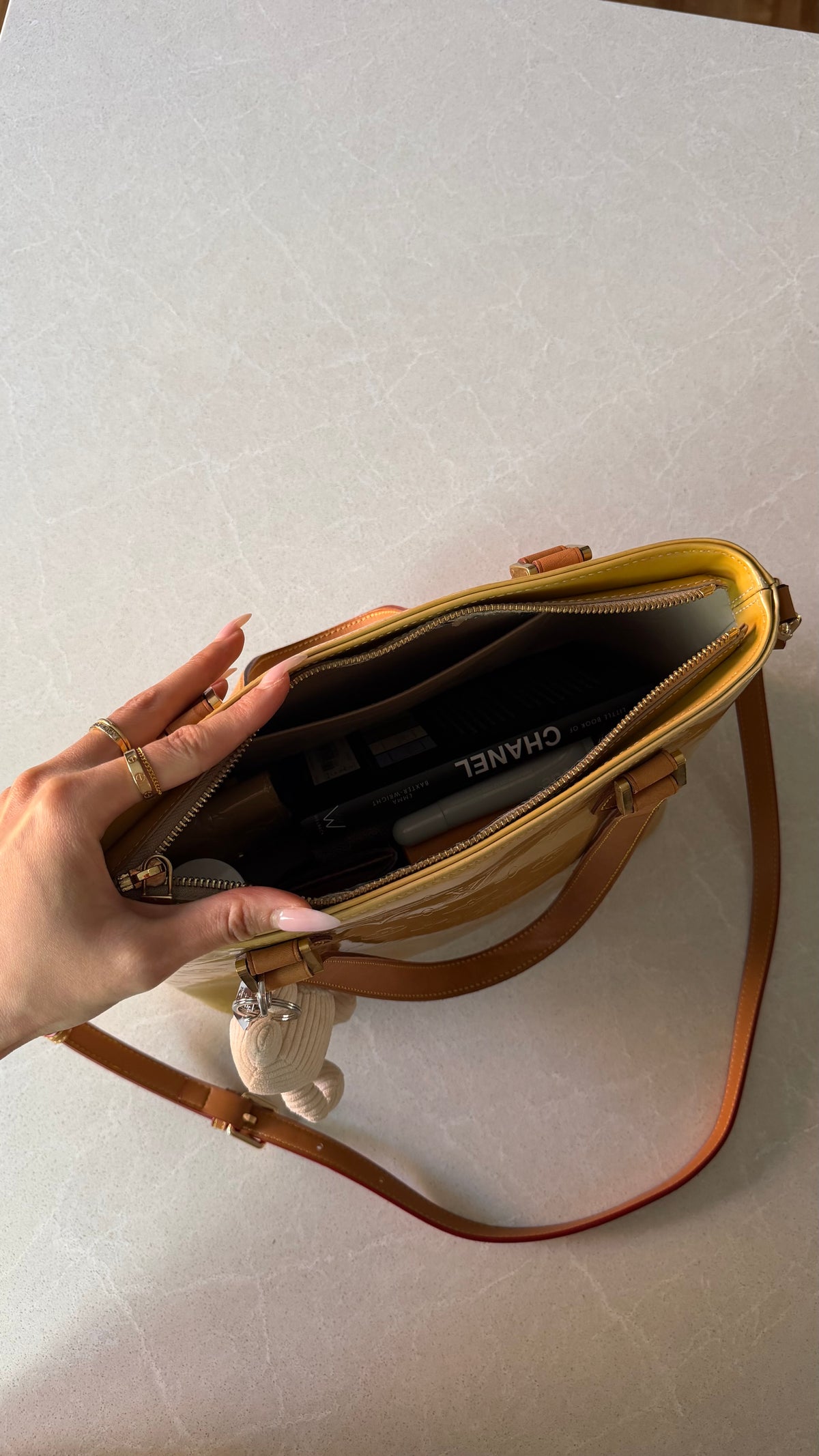 Authentic Vintage Louis Vuitton Vernis Upcycle Purse with Strap