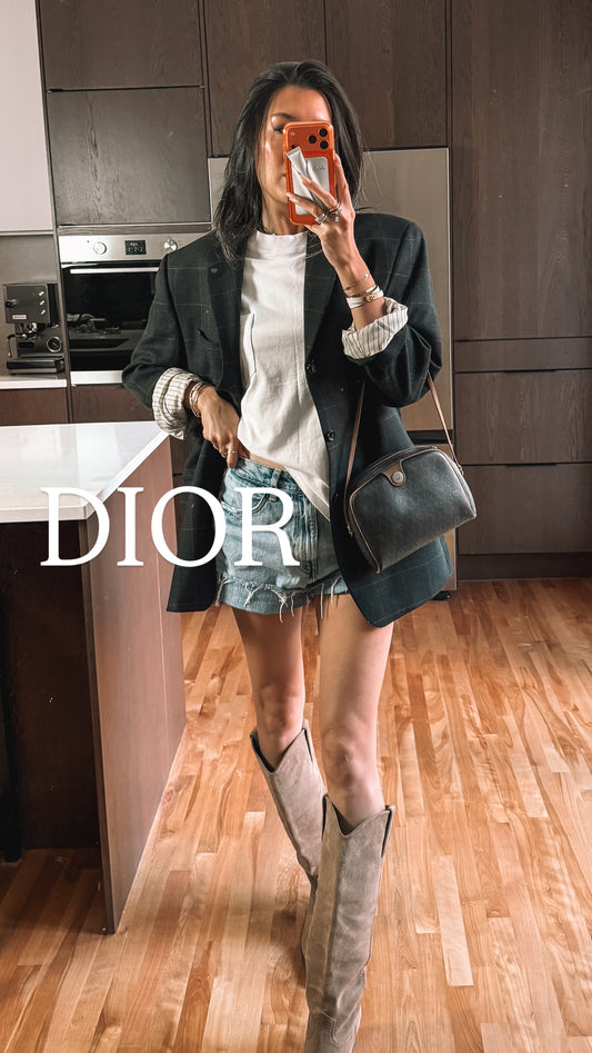 Authentic Vintage Dior Upcycle Purse with Shoulder Strap