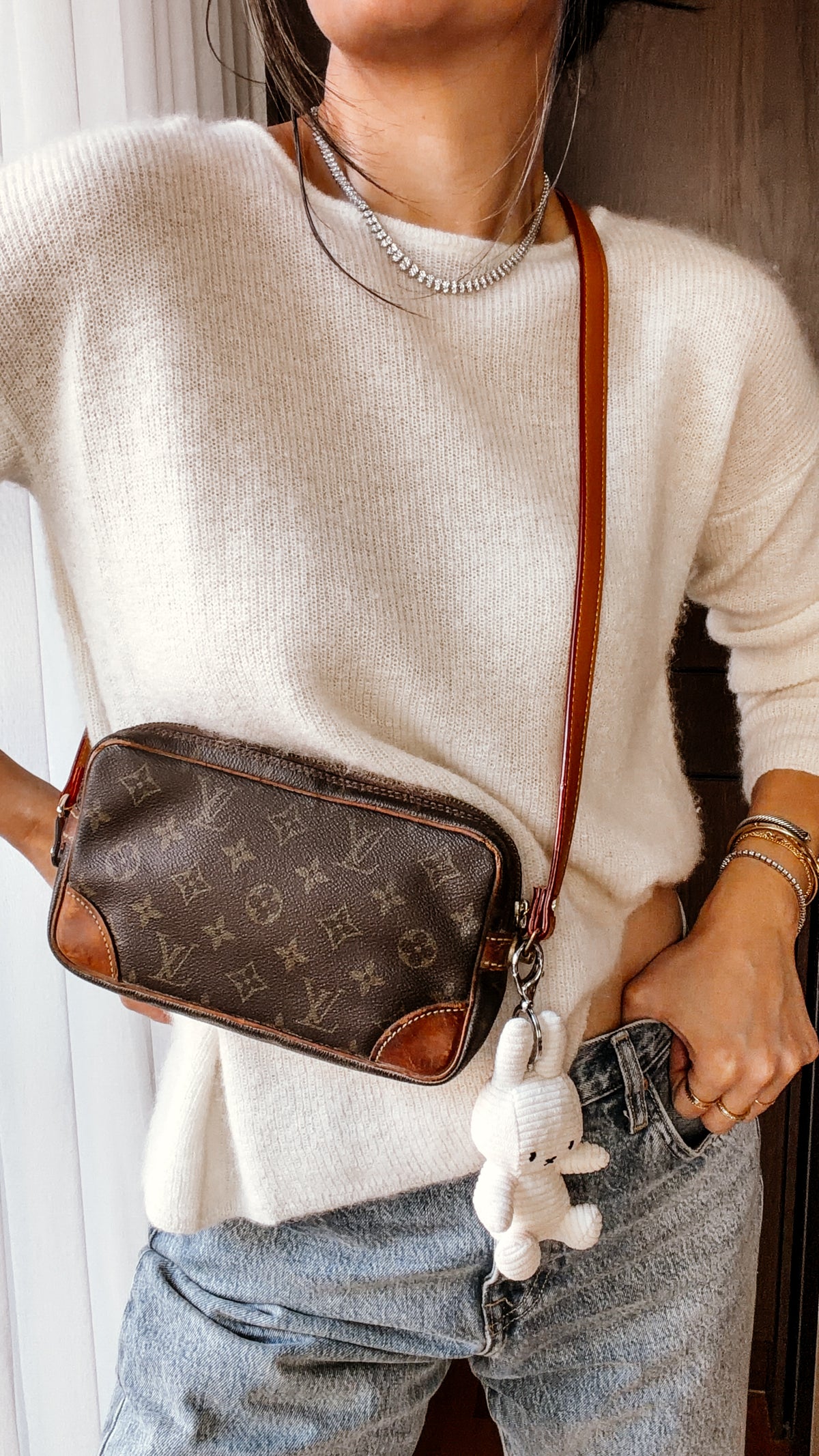 Authentic Vintage Louis Vuitton Upcycle Purse with Strap