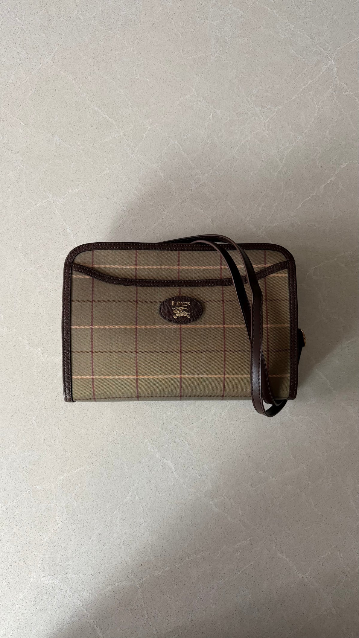 Authentic Burberry Upcycle Purse on Strap