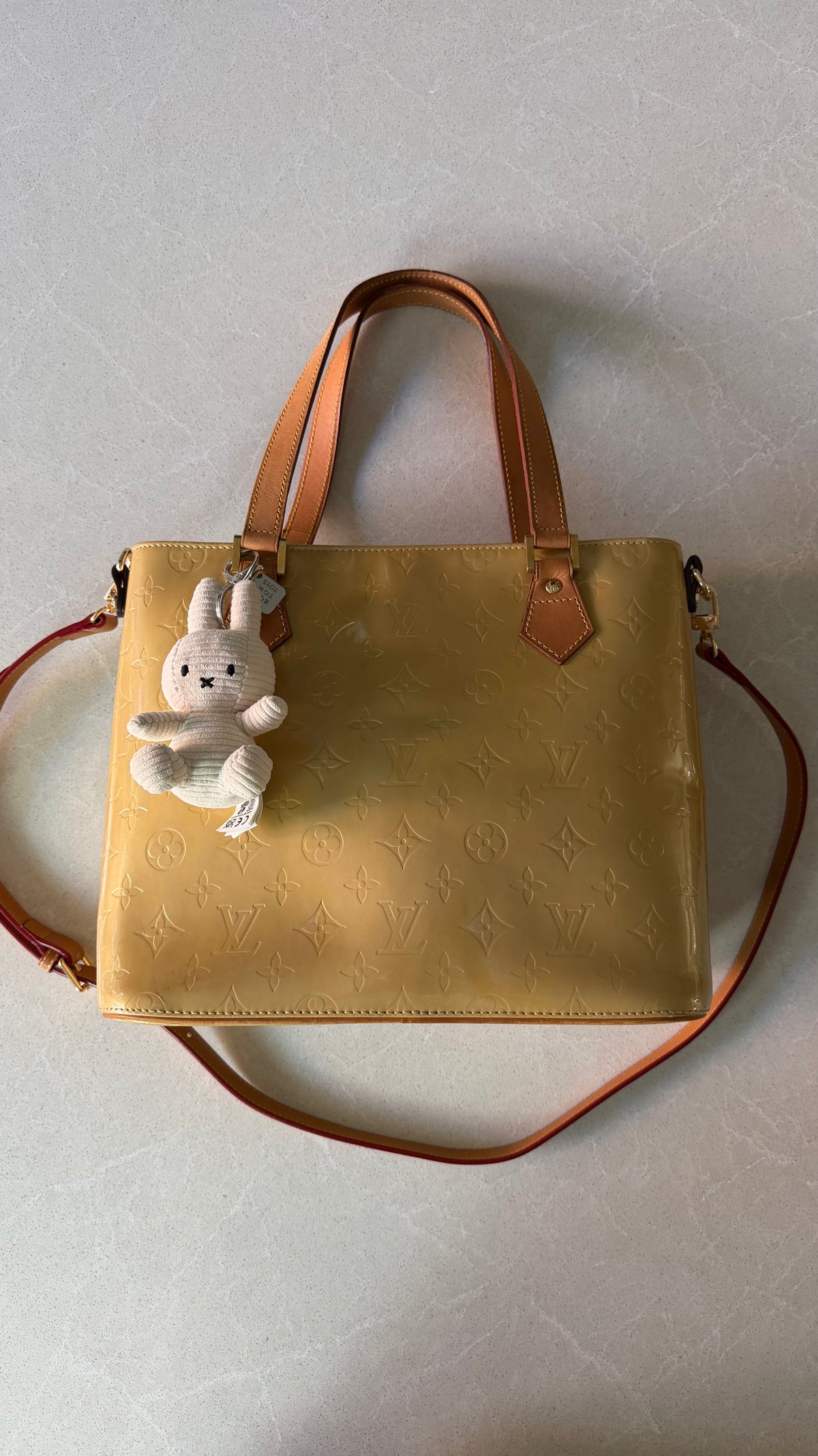 Authentic Vintage Louis Vuitton Vernis Upcycle Purse with Strap