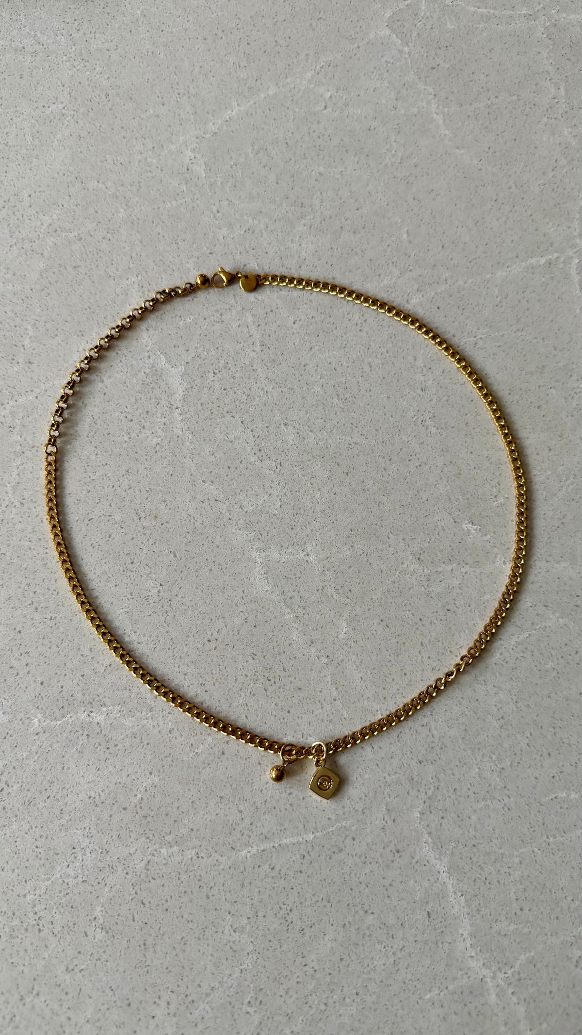Authentic Chanel Upcycle Gold Dainty Necklace