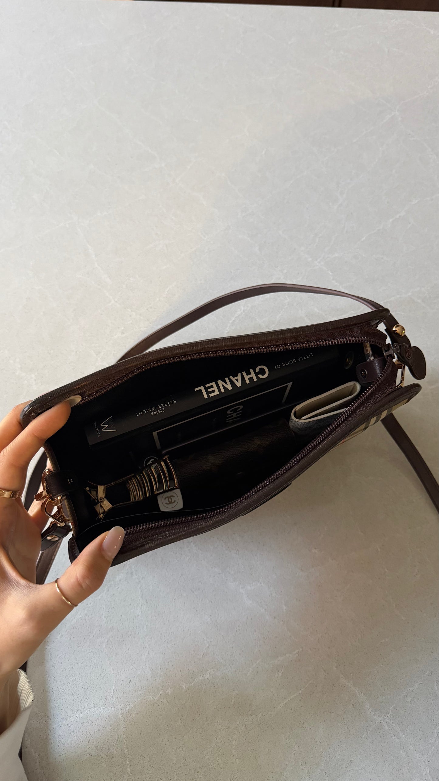 Authentic Burberry Upcycle Purse with Straps