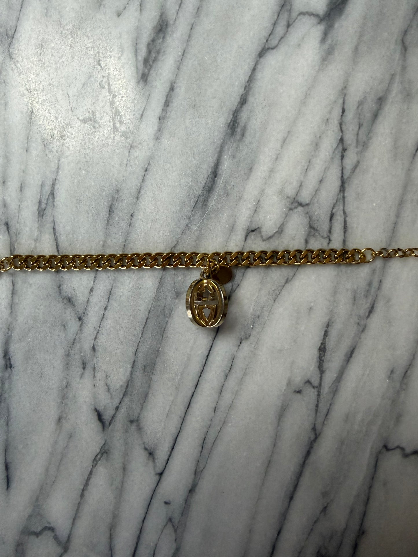 Authentic Gucci Upcycle Ball Gold Bracelet