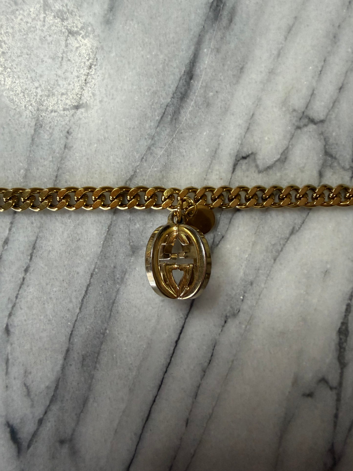 Authentic Gucci Upcycle Ball Gold Bracelet
