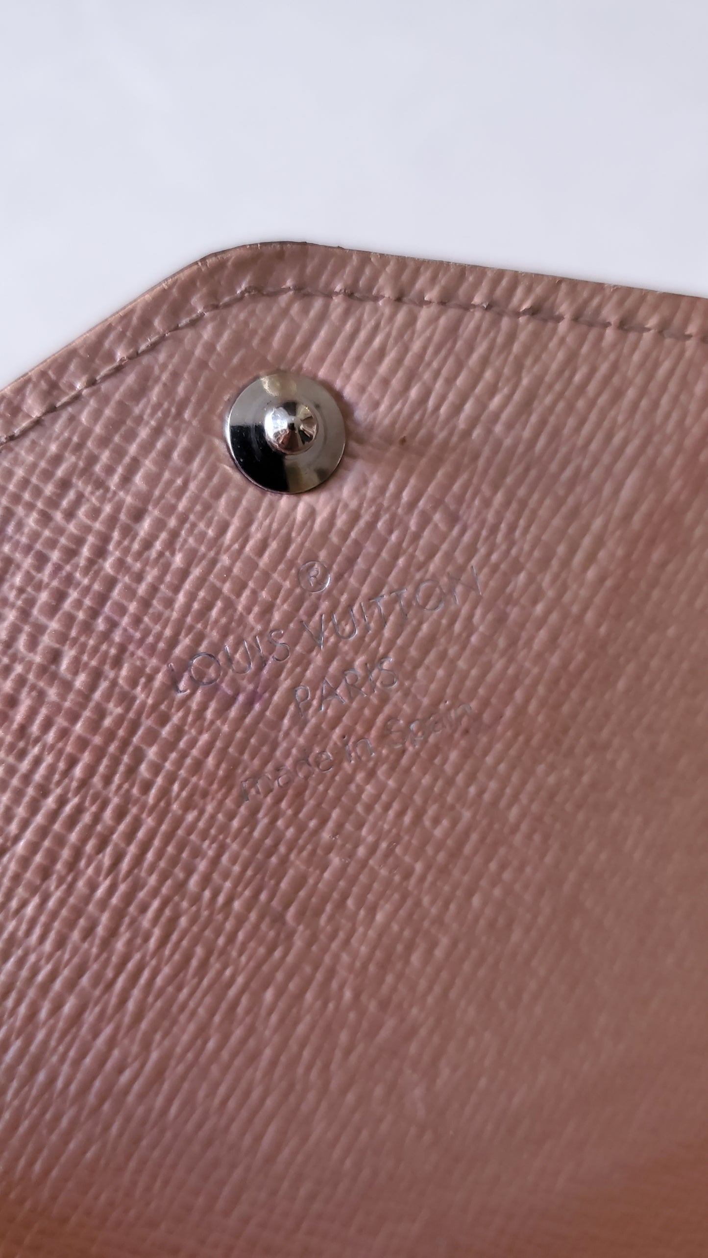 Authentic Louis Vuitton Pink Epi Upcycle Long Wallet on Chain