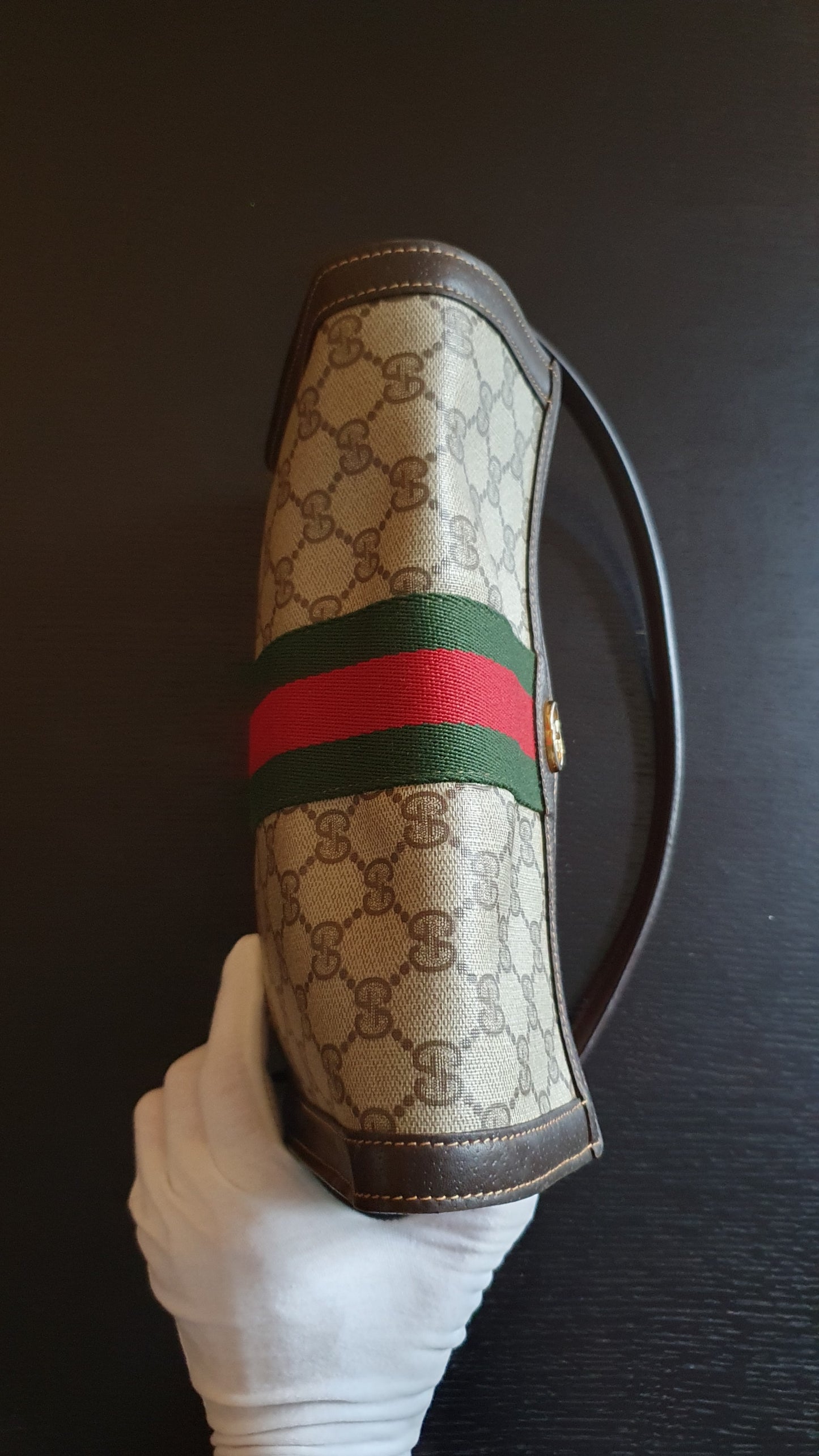 Authentic Vintage Gucci Upcycle Purse with Shoulder Strap (2/2)