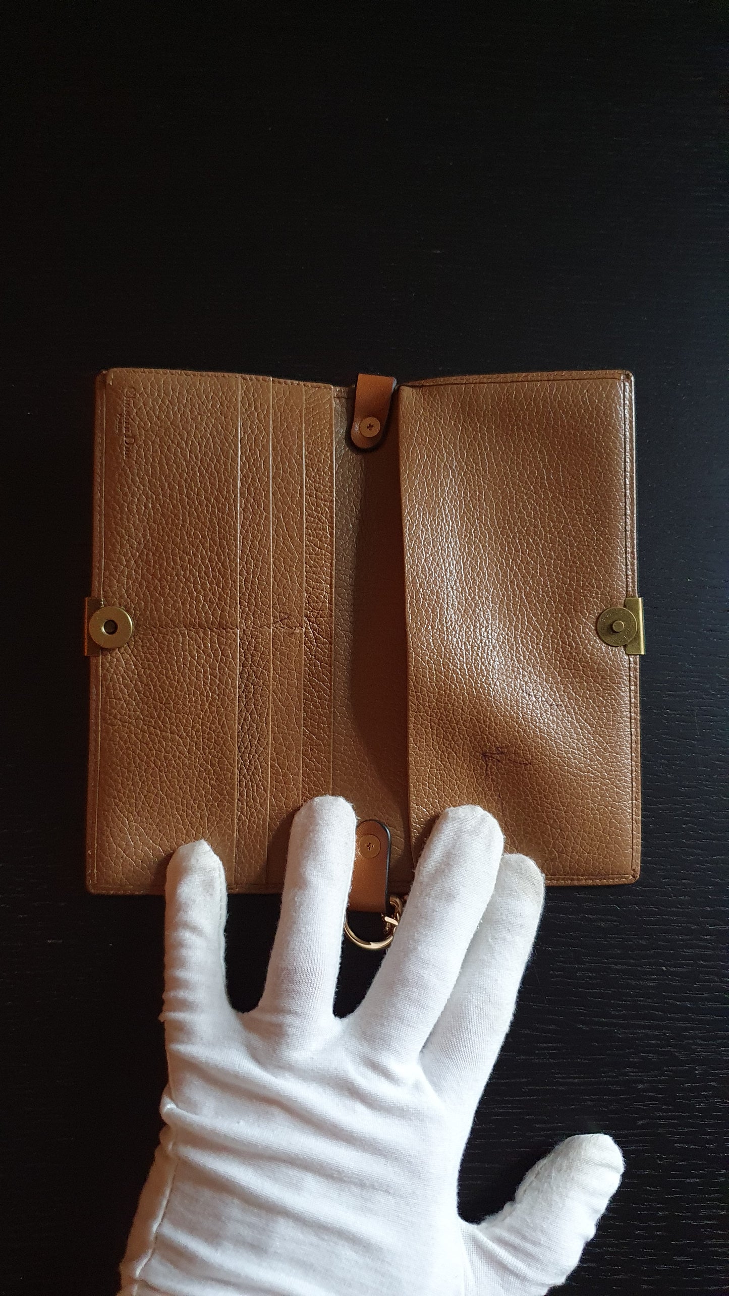 Authentic Vintage Dior Upcycle Wallet with Versatile Chain