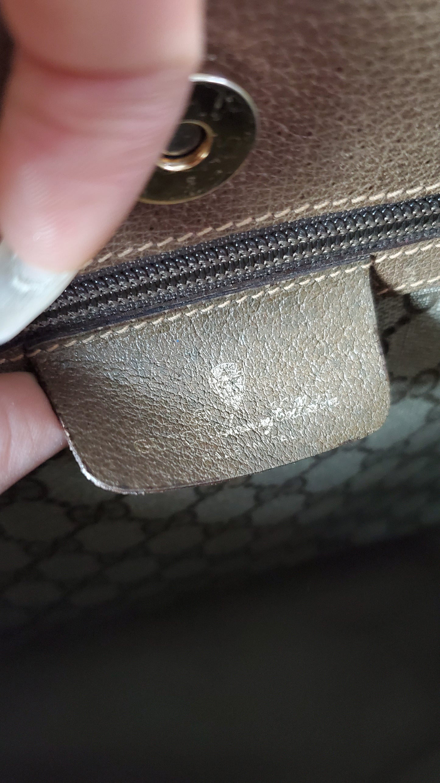 Authentic Vintage Gucci Upcycle Shoulder Purse with Handle Straps