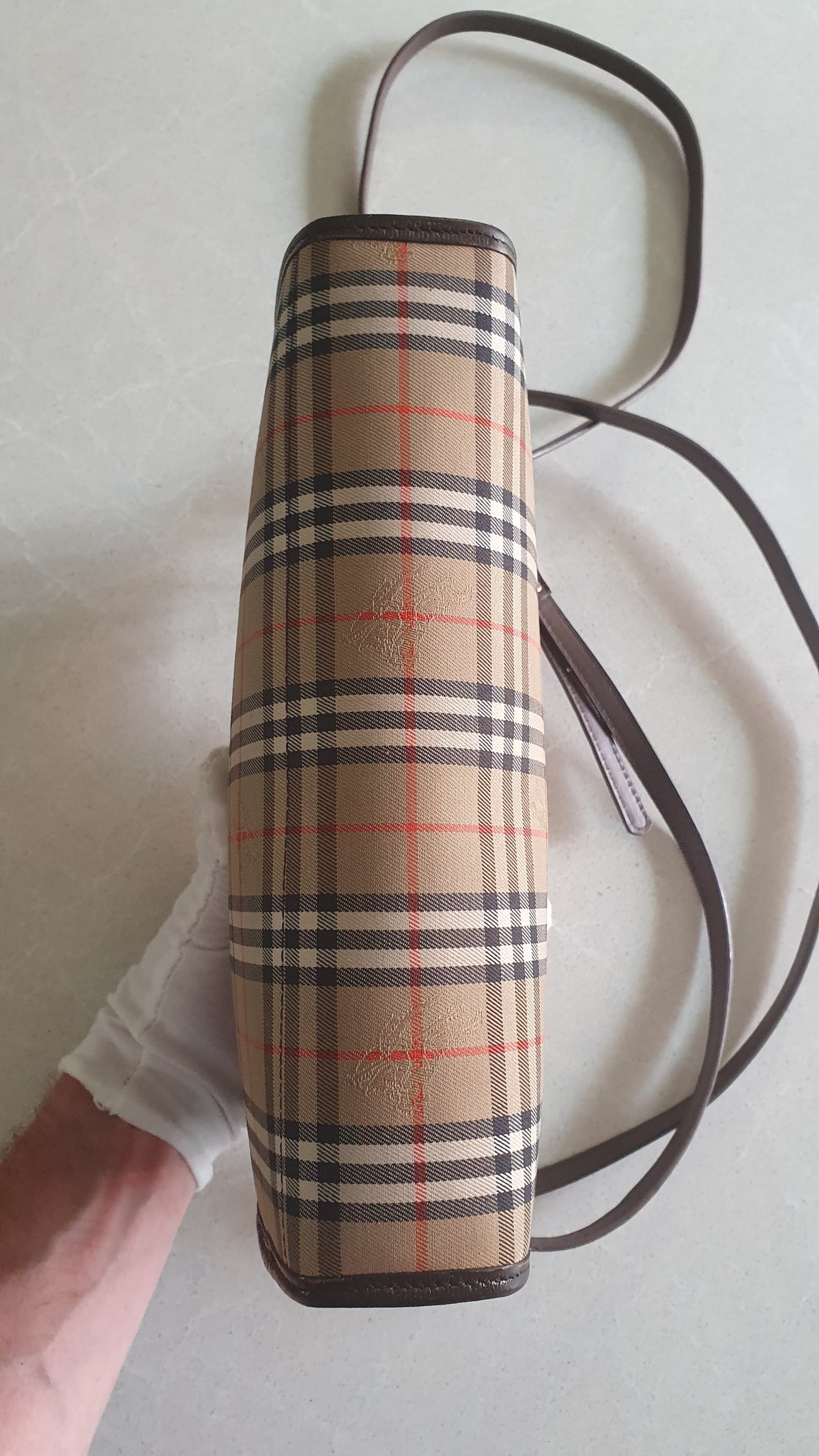 Authentic Burberry Upcycle Purse with Straps