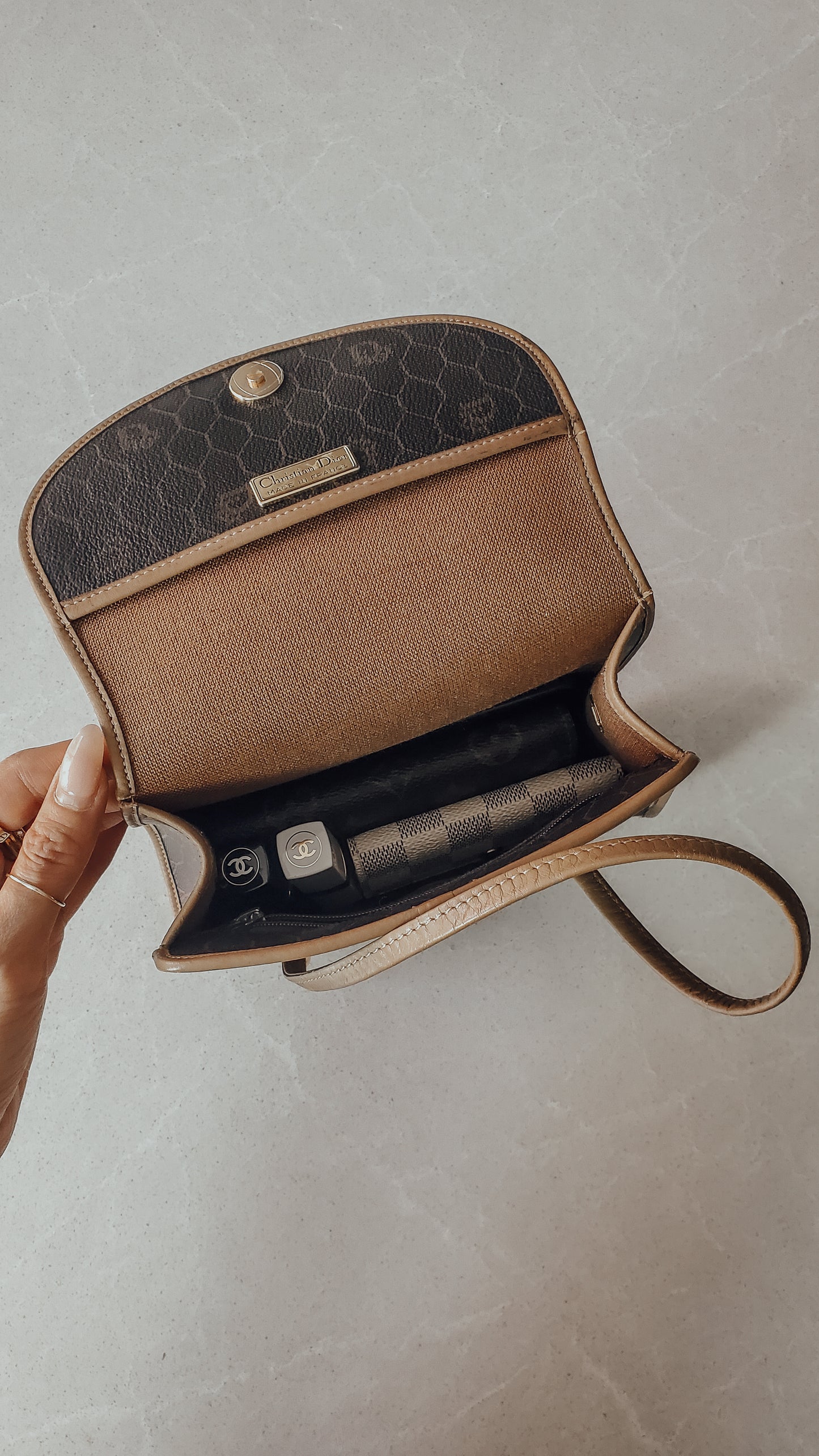 Authentic Vintage Dior Upcycle Purse with Two Handles
