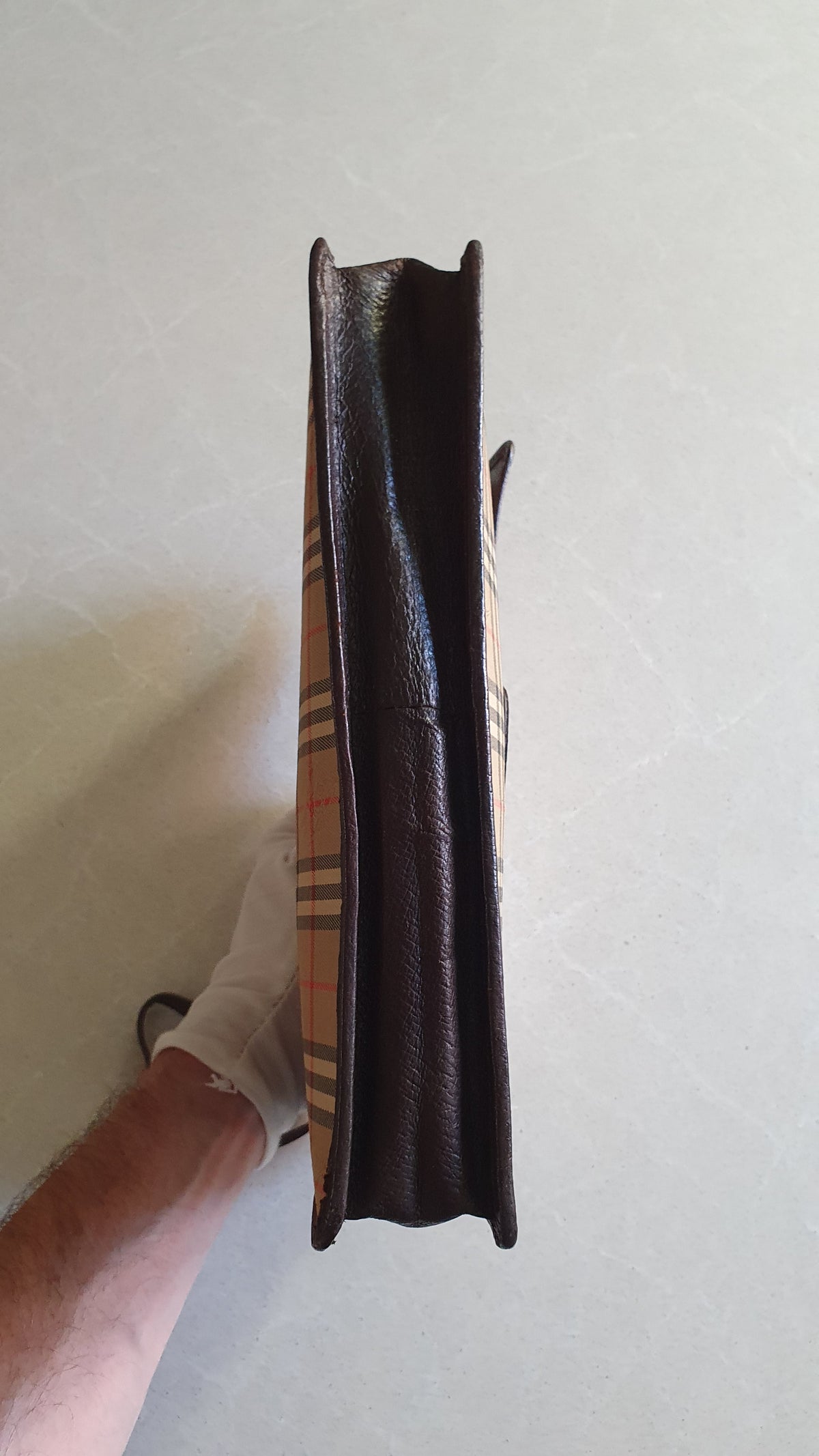 Authentic Burberry Upcycle Shoulder Purse with Strap