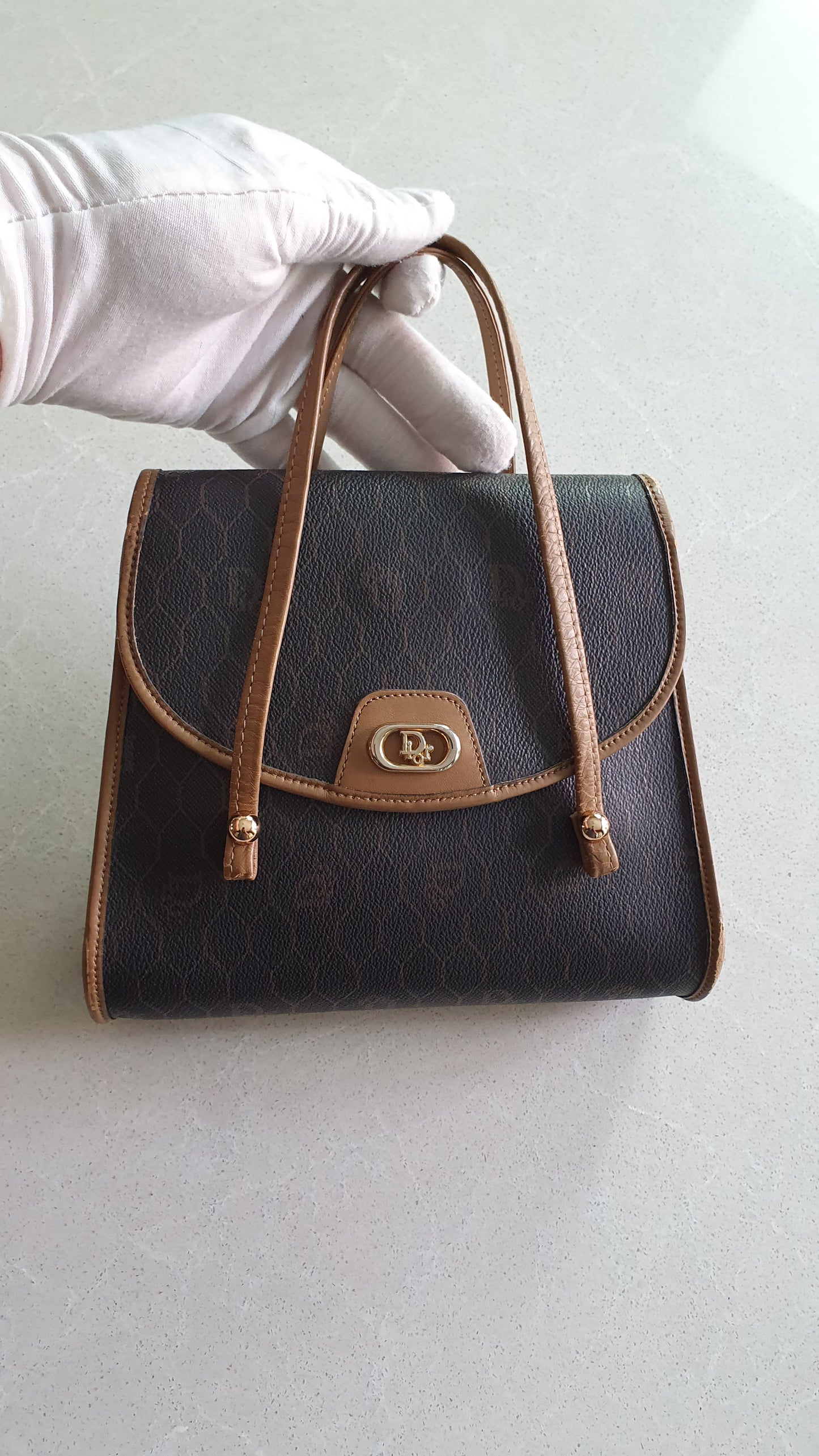 Authentic Vintage Dior Upcycle Purse with Two Handles