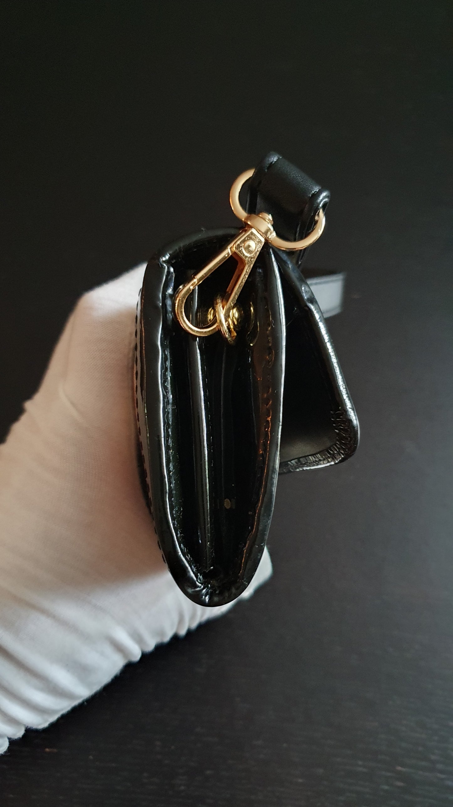 Authentic Burberry Upcycle Flap Wallet with Shoulder Strap