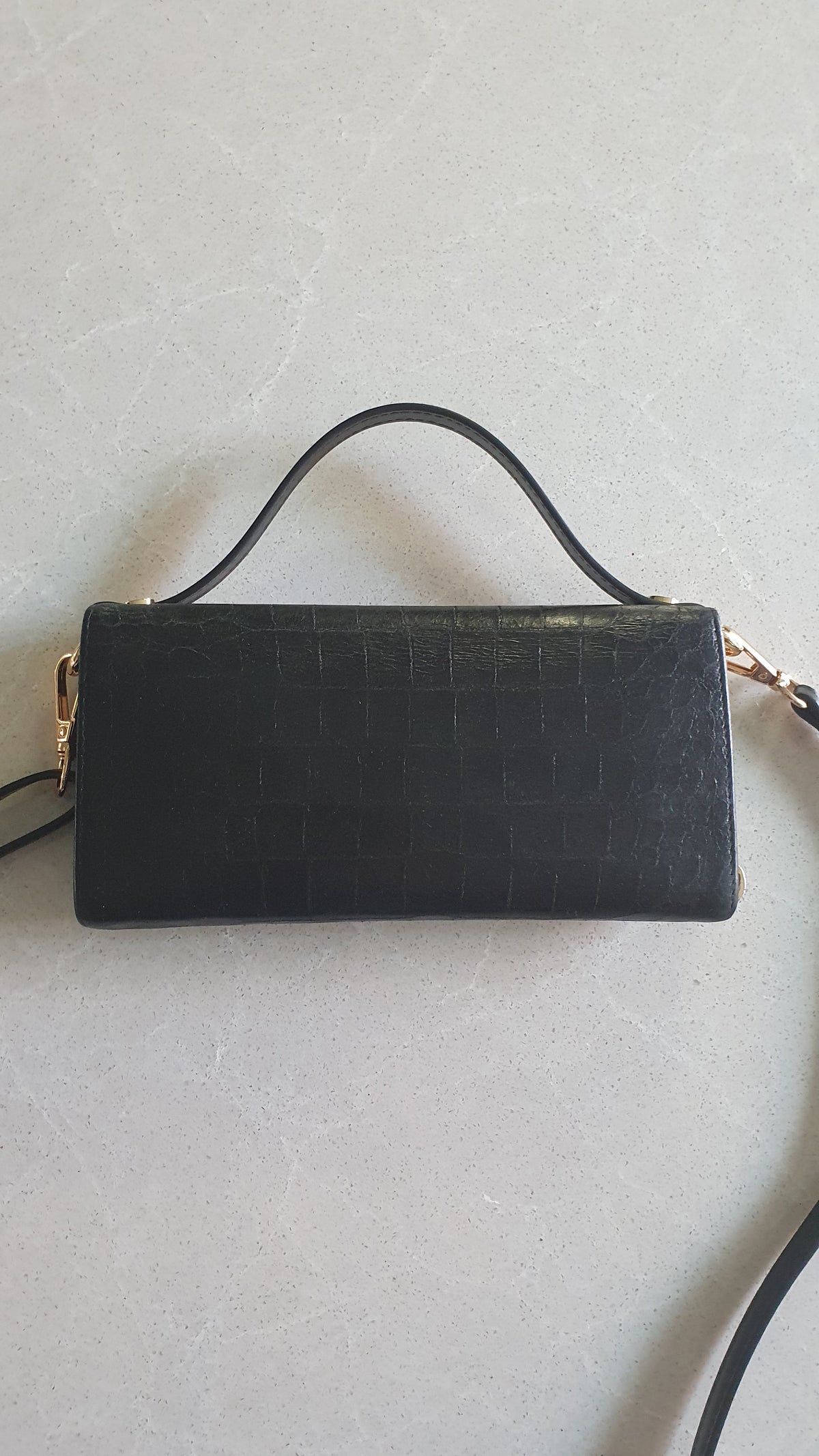 Authentic Miu Miu Upcycle Black Wallet with Straps