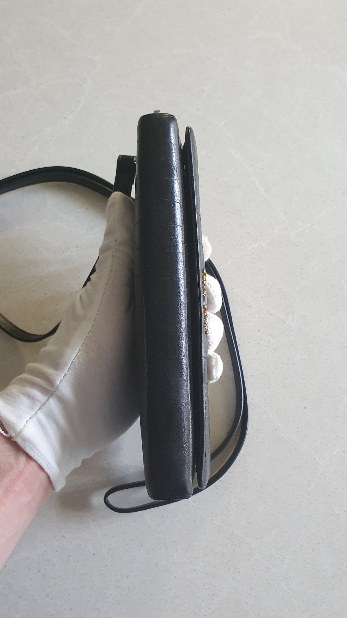 Authentic Miu Miu Upcycle Black Wallet with Straps