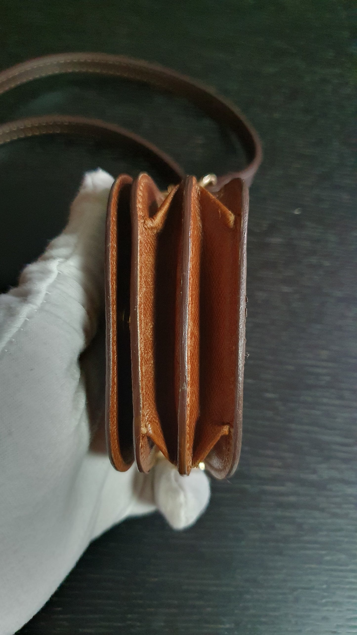 Authentic Vintage Louis Vuitton Upcycle Mini Pouch with Strap