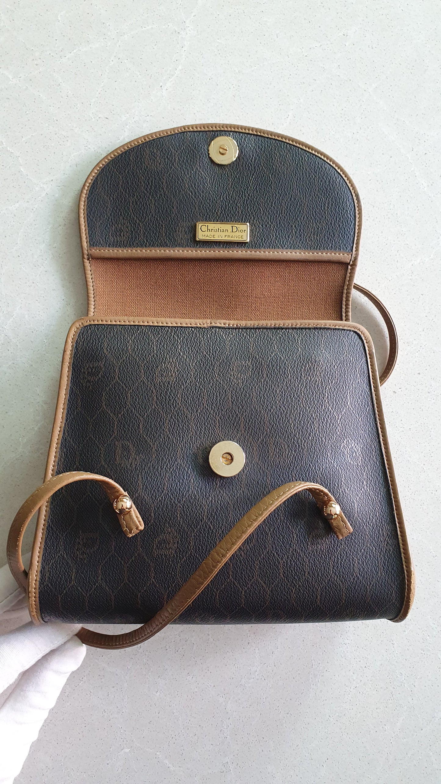 Authentic Vintage Dior Upcycle Purse with Two Handles