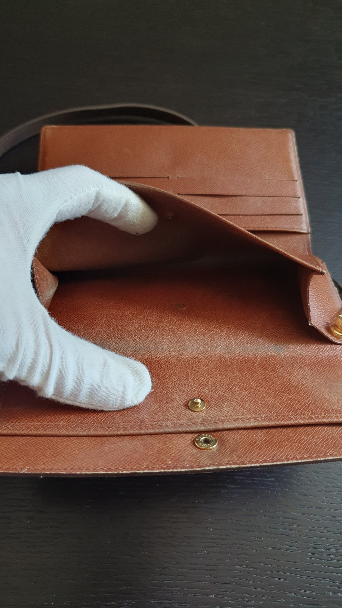 Authentic Vintage Louis Vuitton Upcycle Wallet with Shoulder Strap