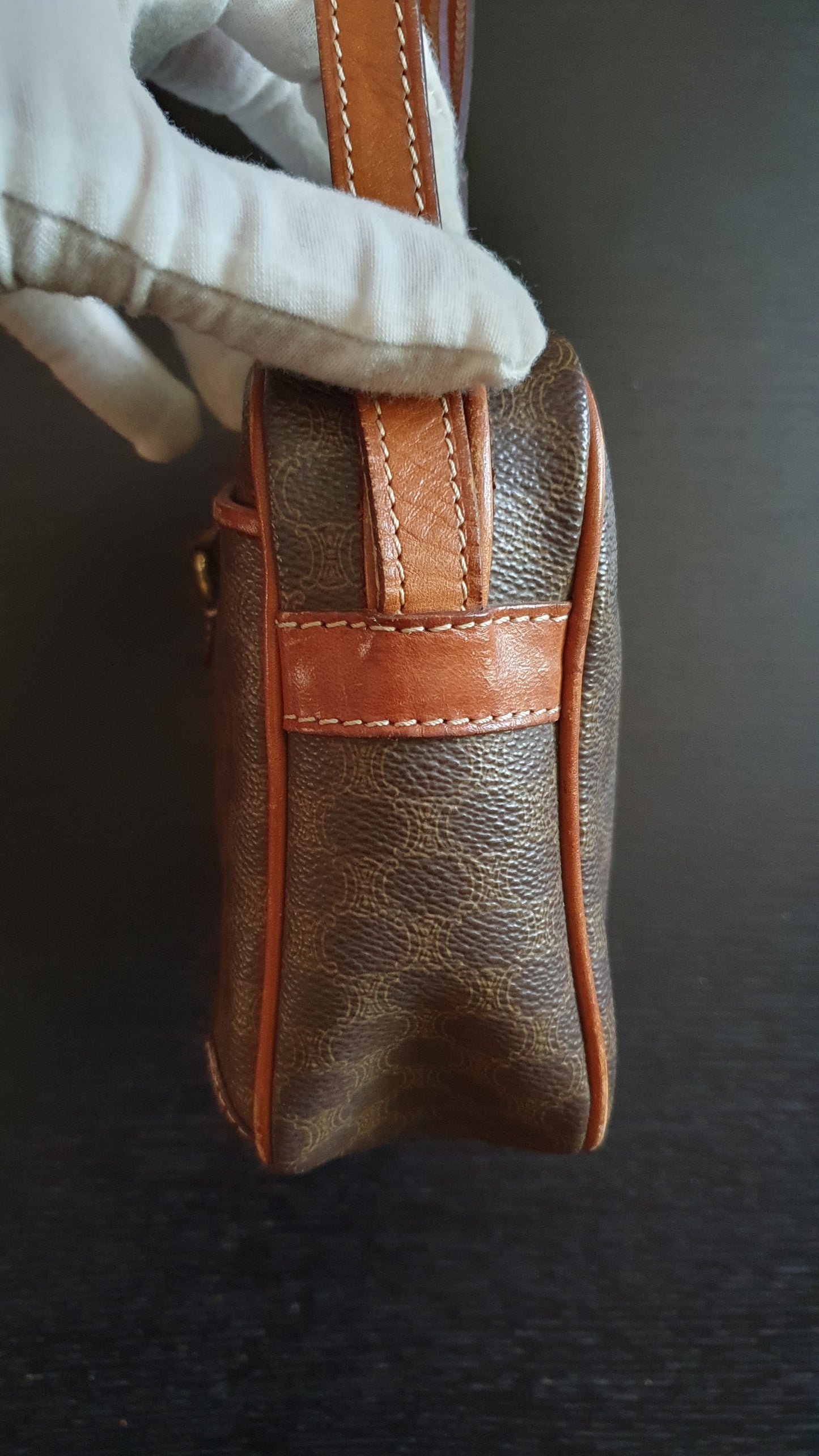 Authentic Vintage Celine Brown Purse (S)