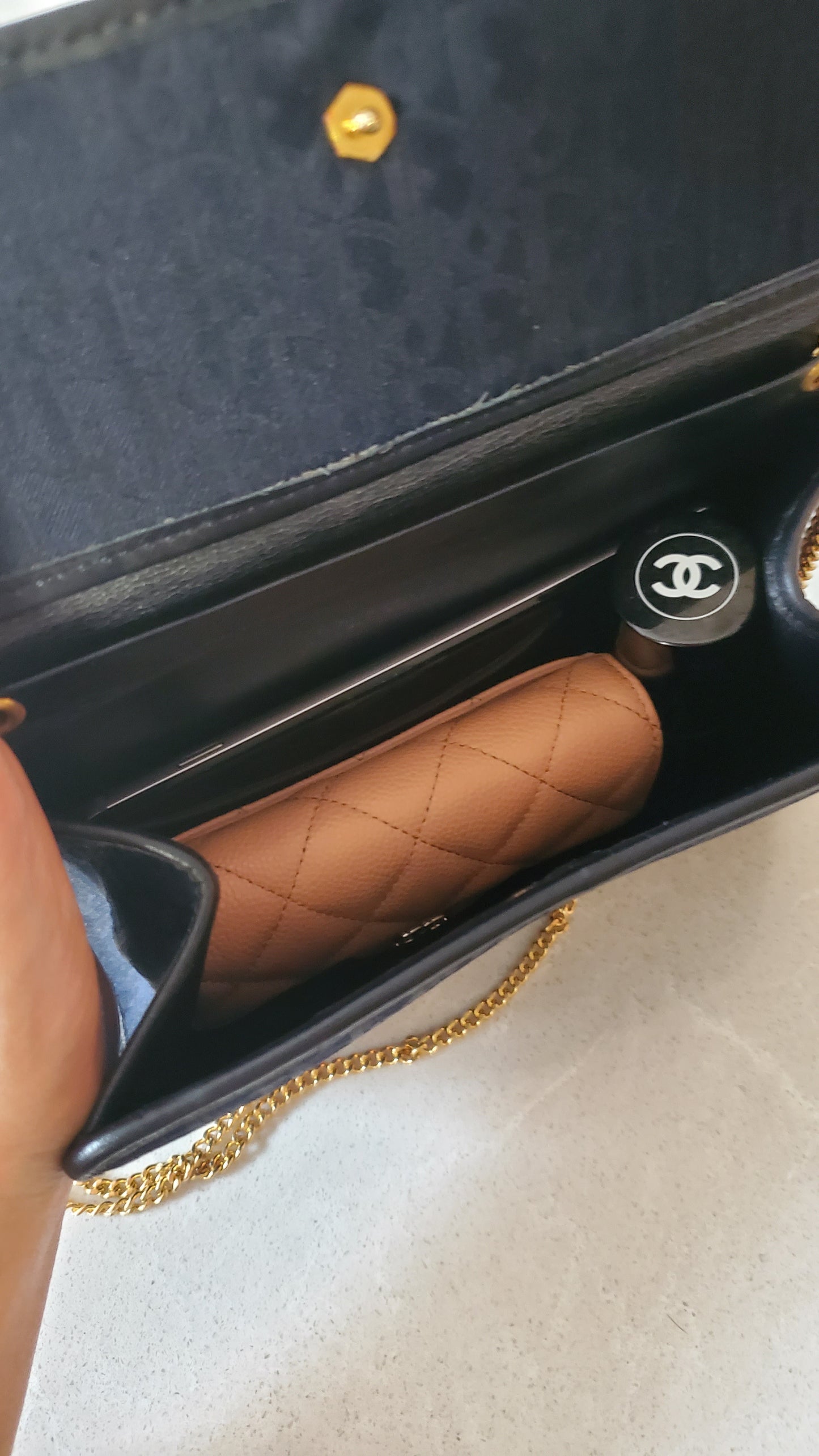 *Rare* Authentic Vintage Dior Navy Purse