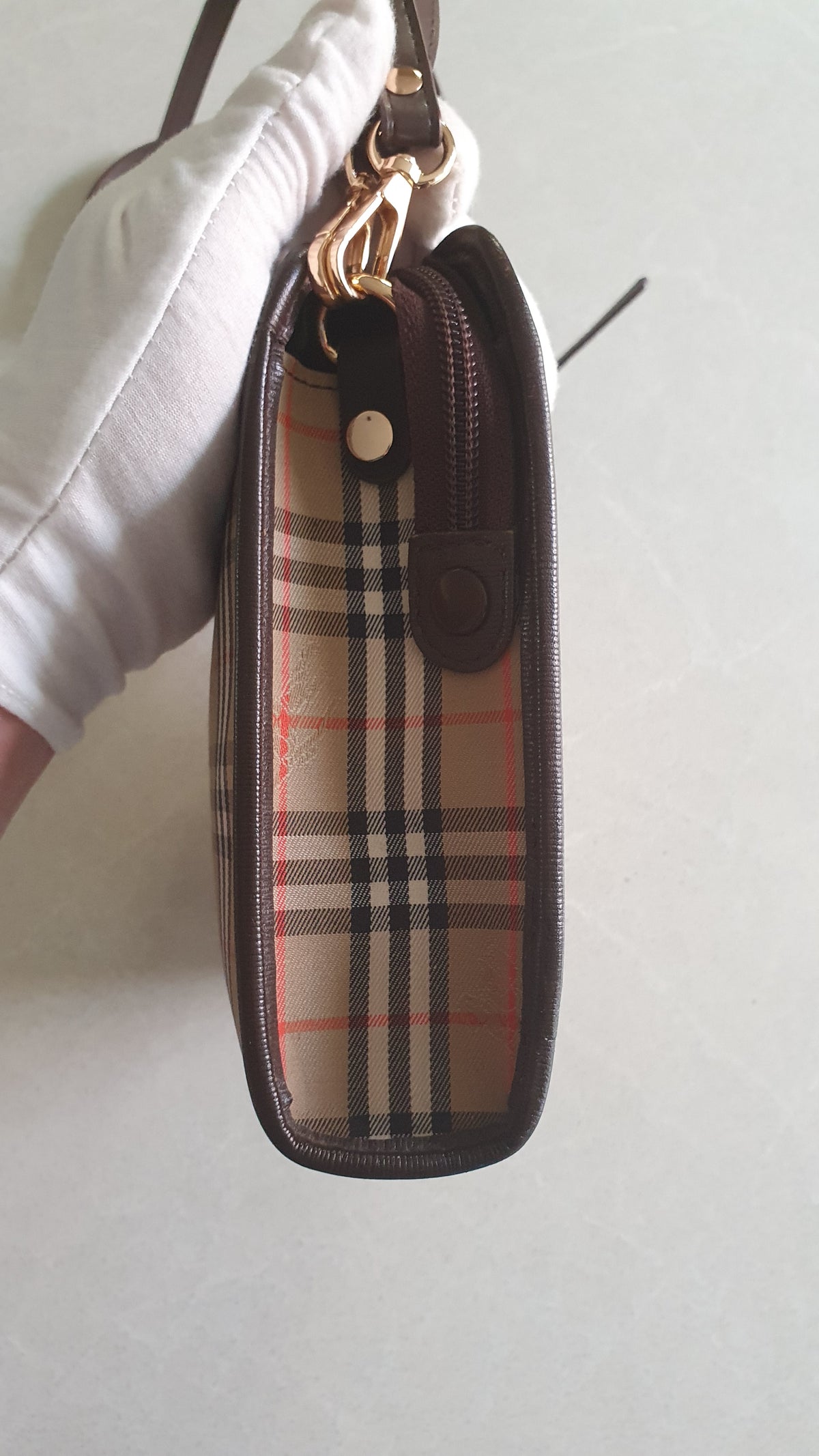 Authentic Burberry Upcycle Purse with Straps