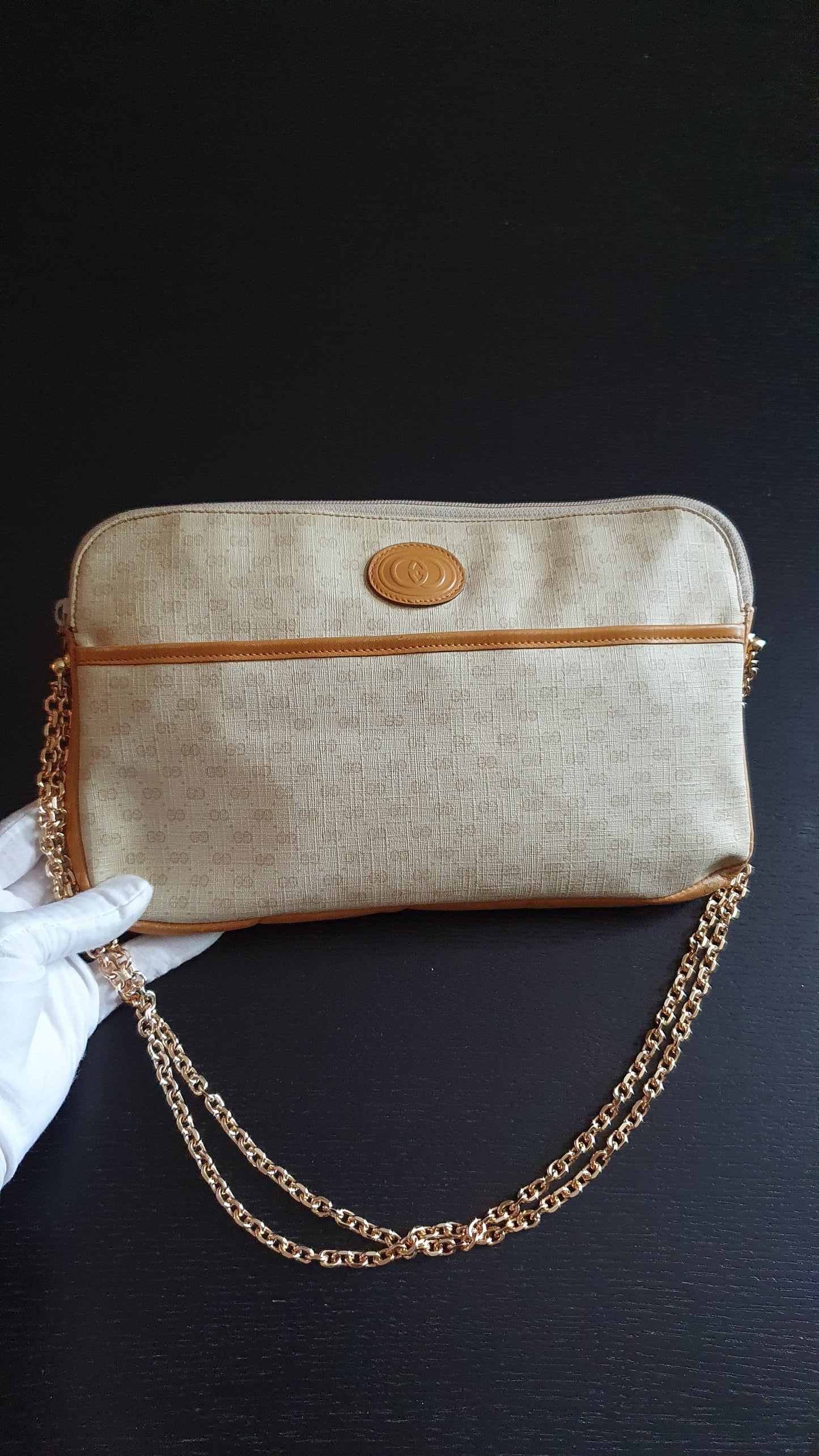 Authentic Gucci Upcycle Purse with Versatile Chain