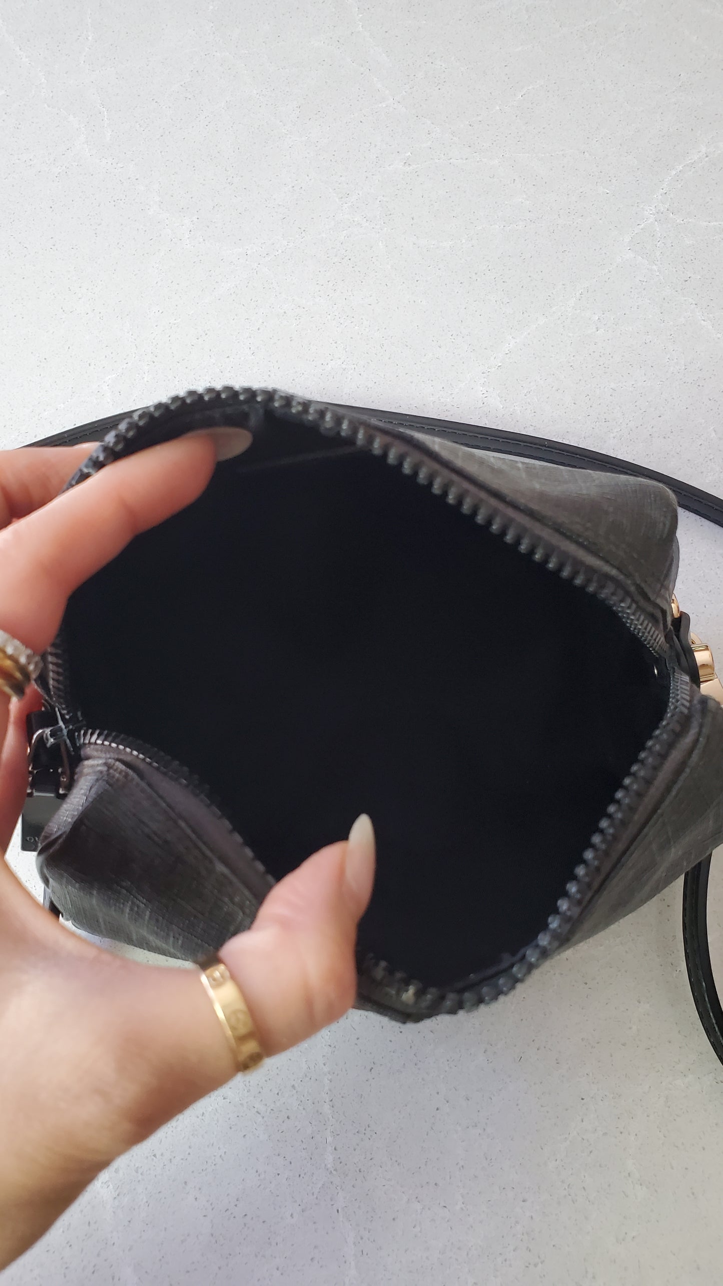 Authentic Gucci Upcycle Black Purse with Strap