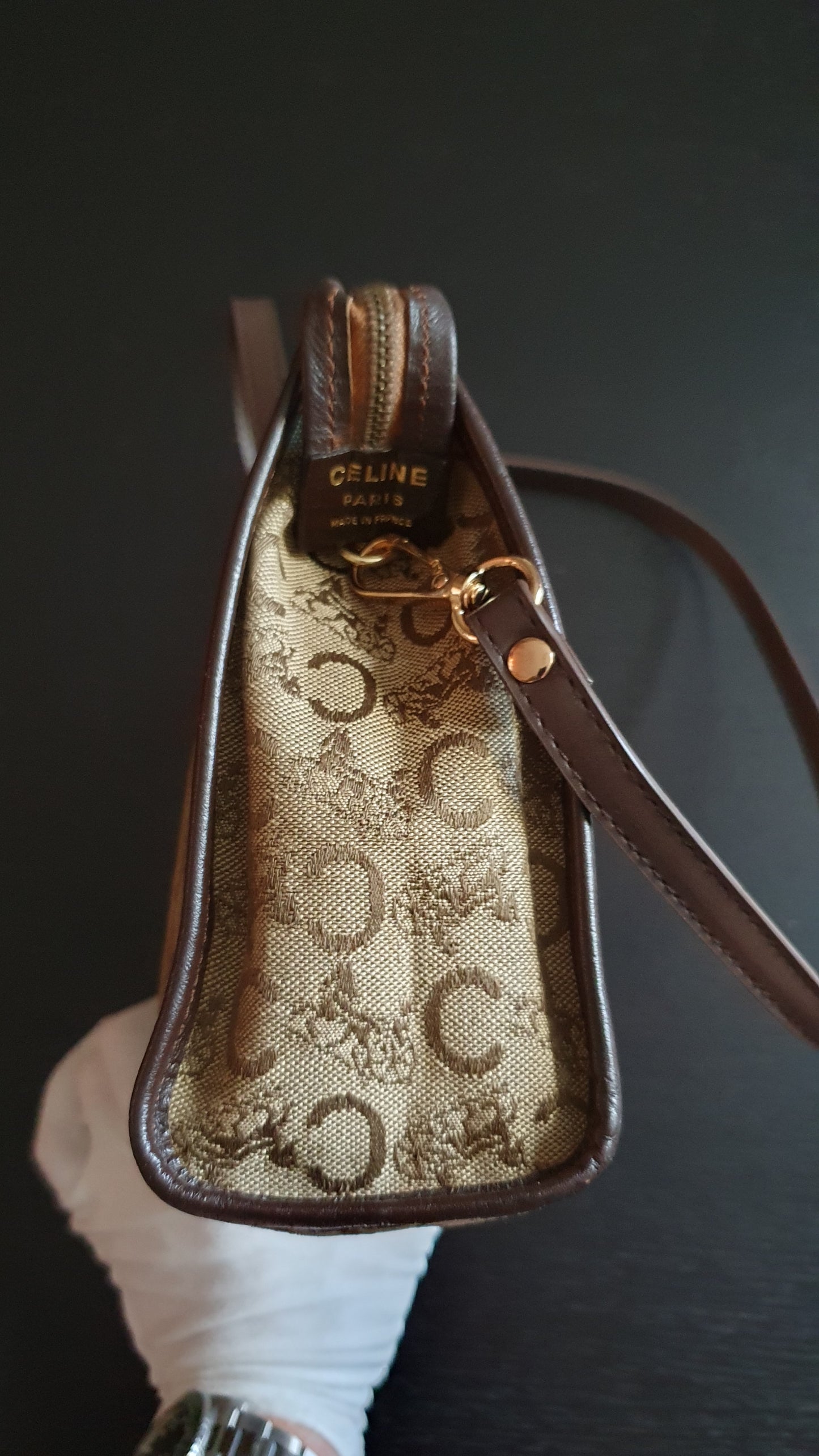 Authentic Vintage Celine Upcycle Purse with Straps