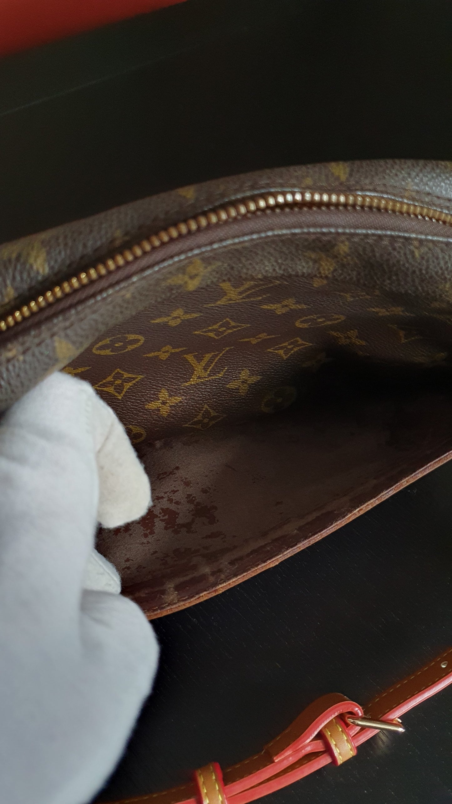 Authentic Vintage Louis Vuitton Upcycle Purse with 2 Straps & Chain