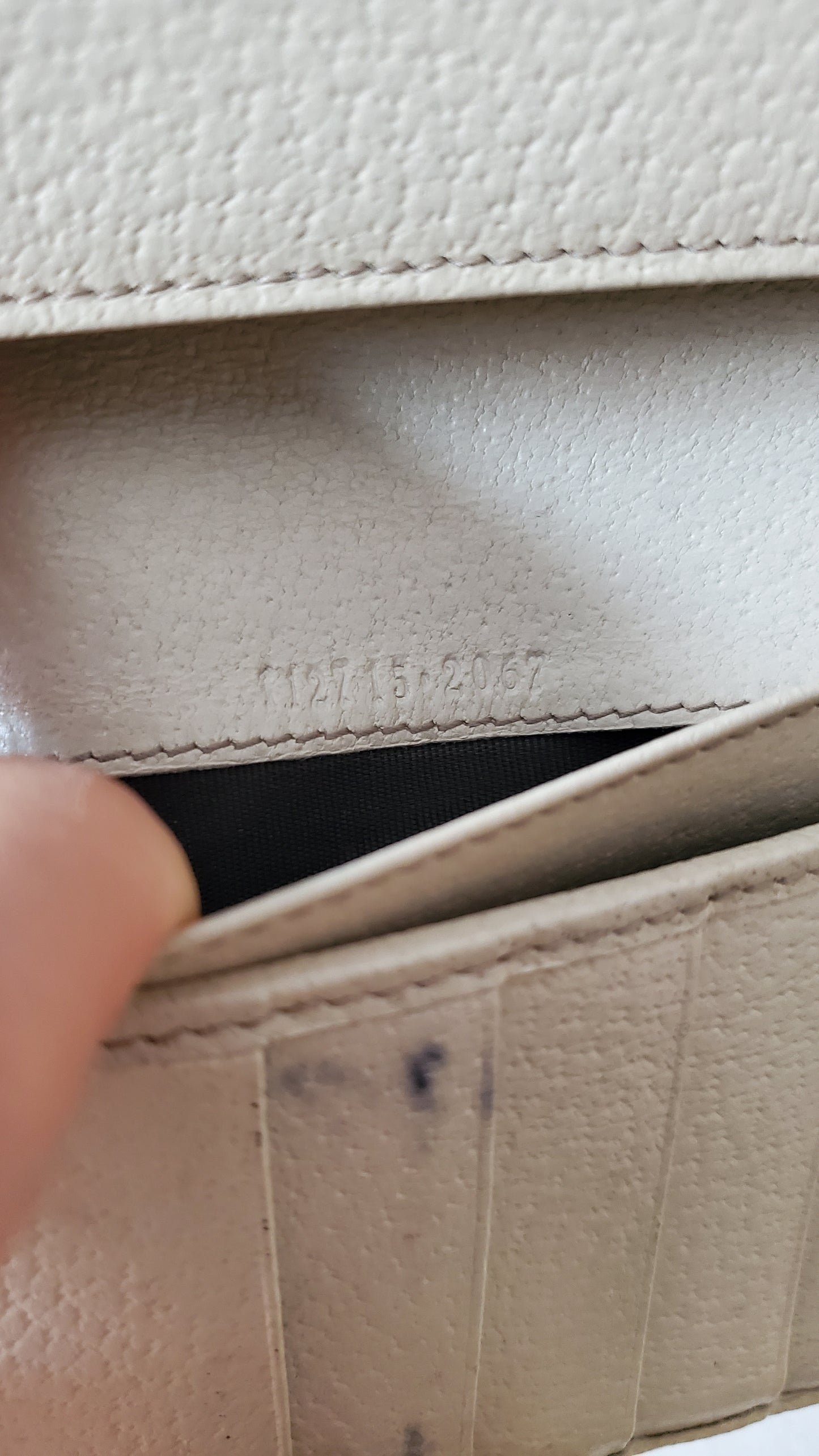 Authentic Gucci Upcycle Brown Wallet on Chain