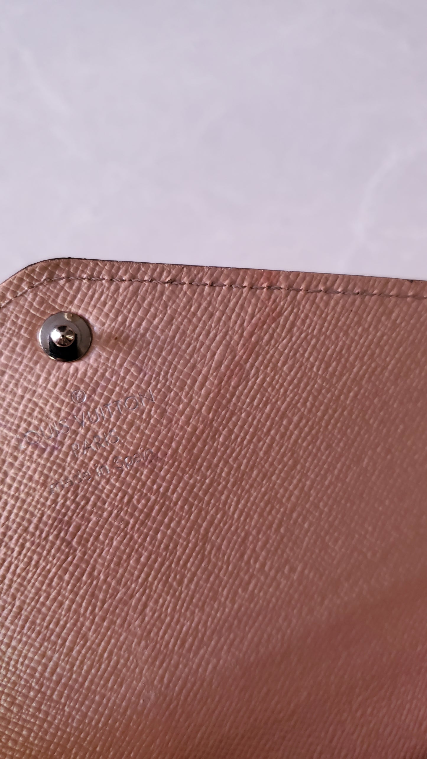 Authentic Louis Vuitton Pink Epi Upcycle Long Wallet on Chain