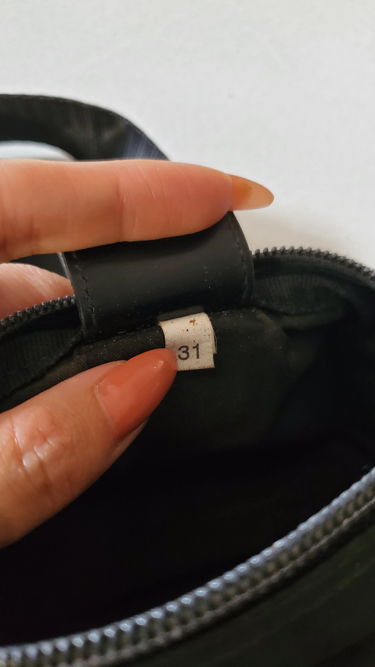 Authentic Prada Upcycle Versatile Black Nylon Mini Pouch on Chain & Strap
