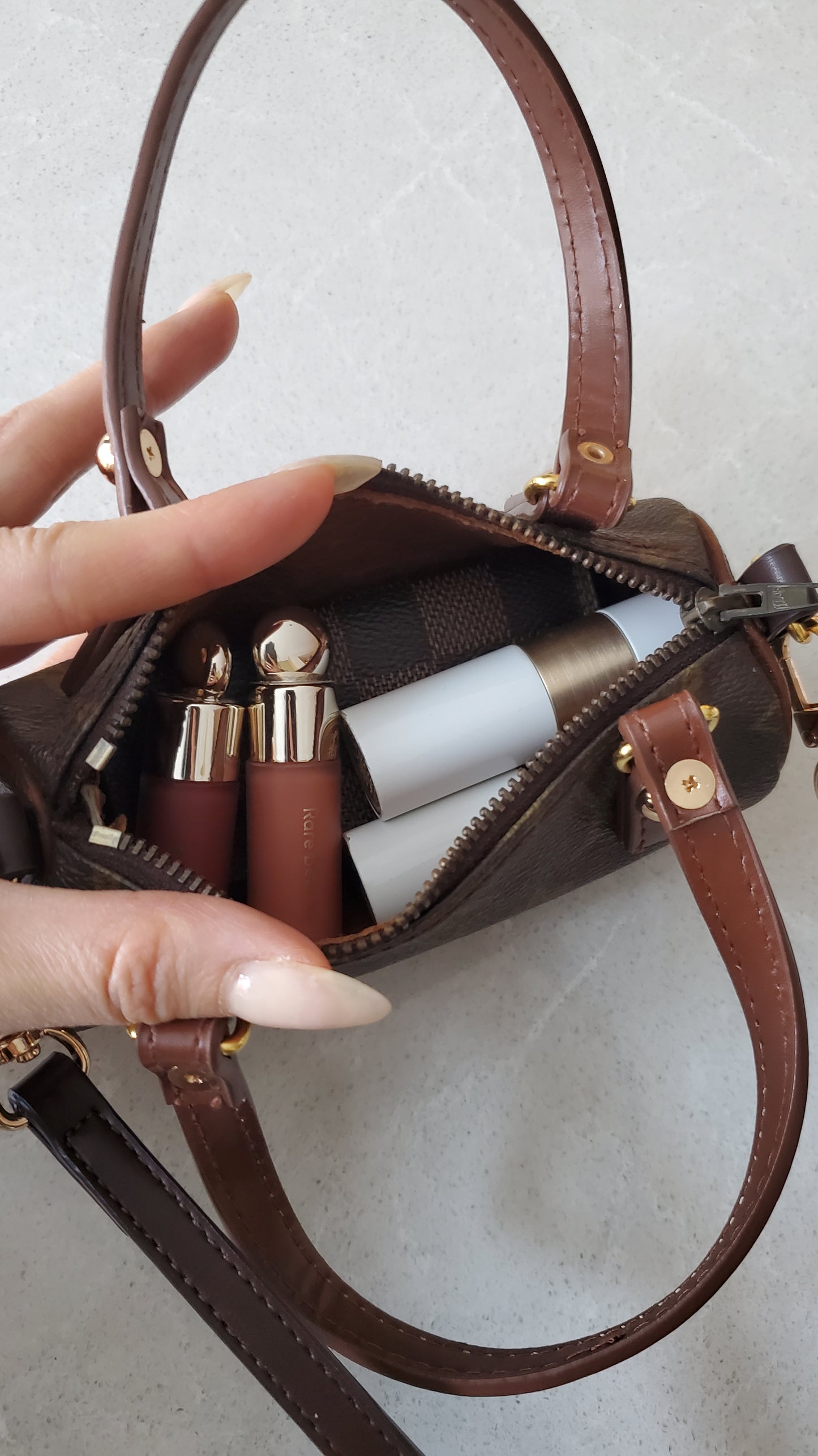 Authentic Vintage Louis Vuitton Upcycle Mini Purse with Straps