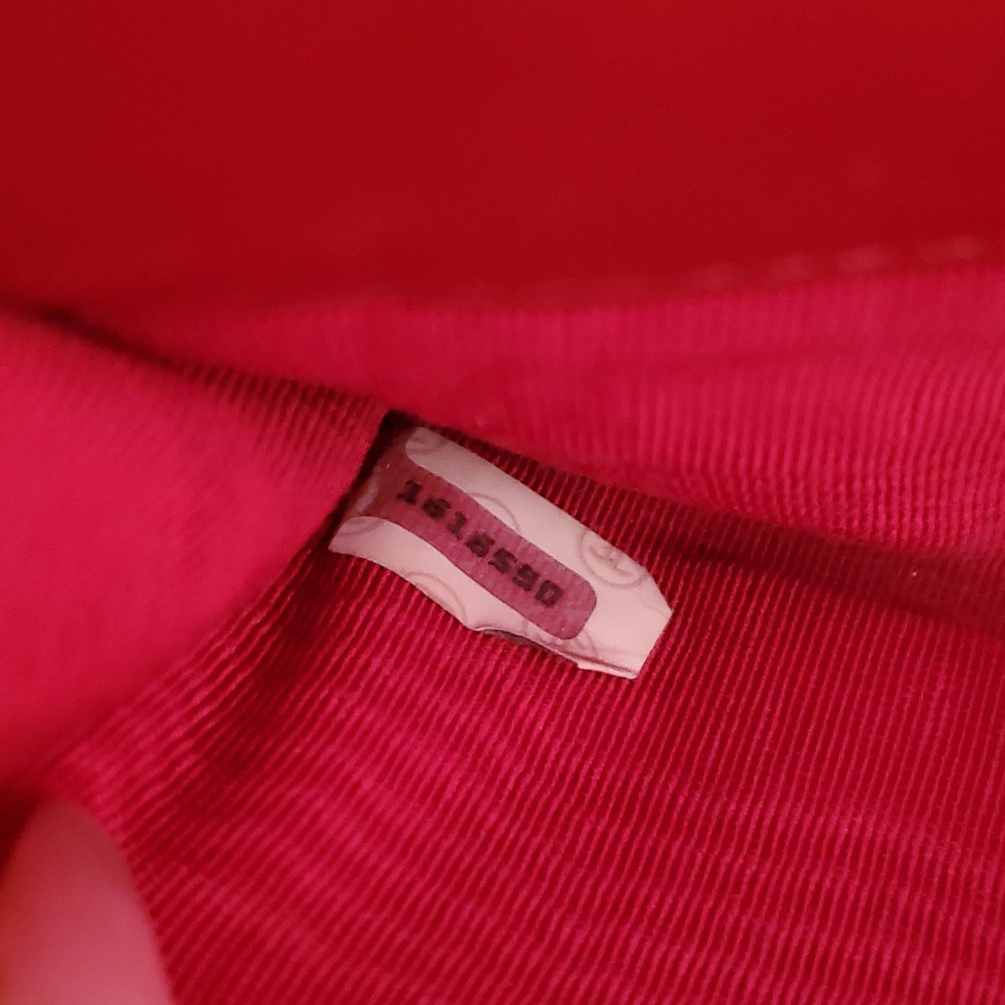 Authentic Vintage Chanel Upcycle Red Leather Wallet on Chain