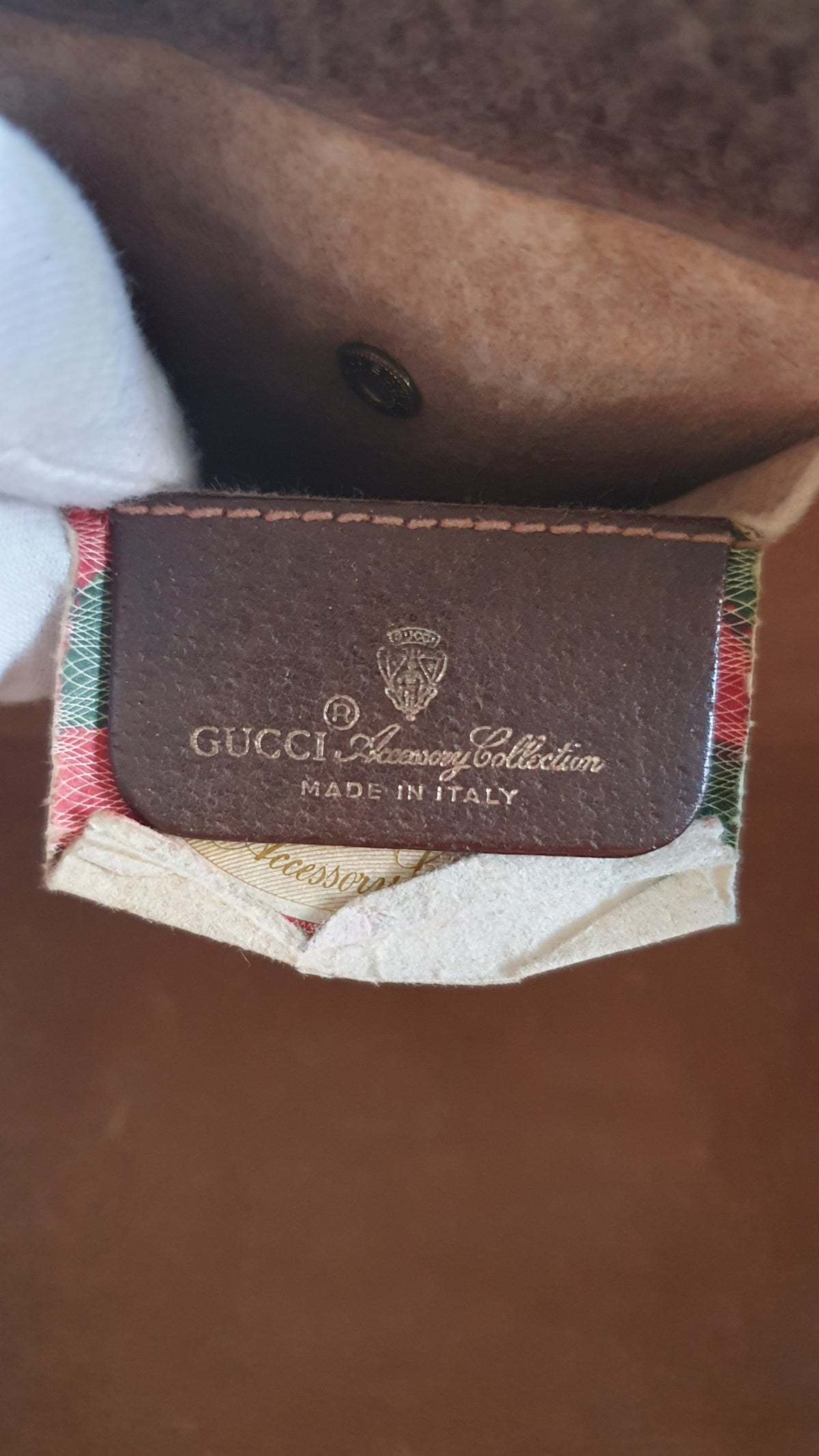 Authentic Vintage Gucci Upcycle Purse with Chains (with velcro closing)