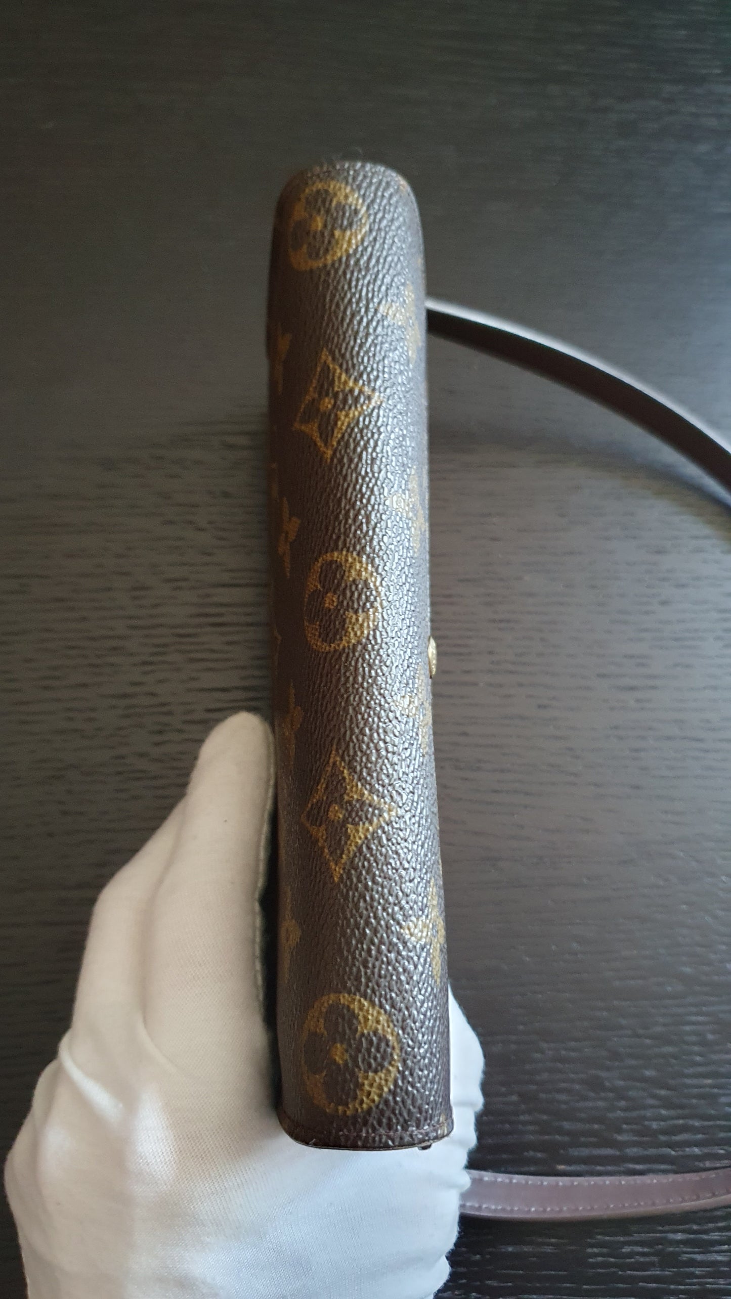 Authentic Vintage Louis Vuitton Upcycle Wallet with Shoulder Strap