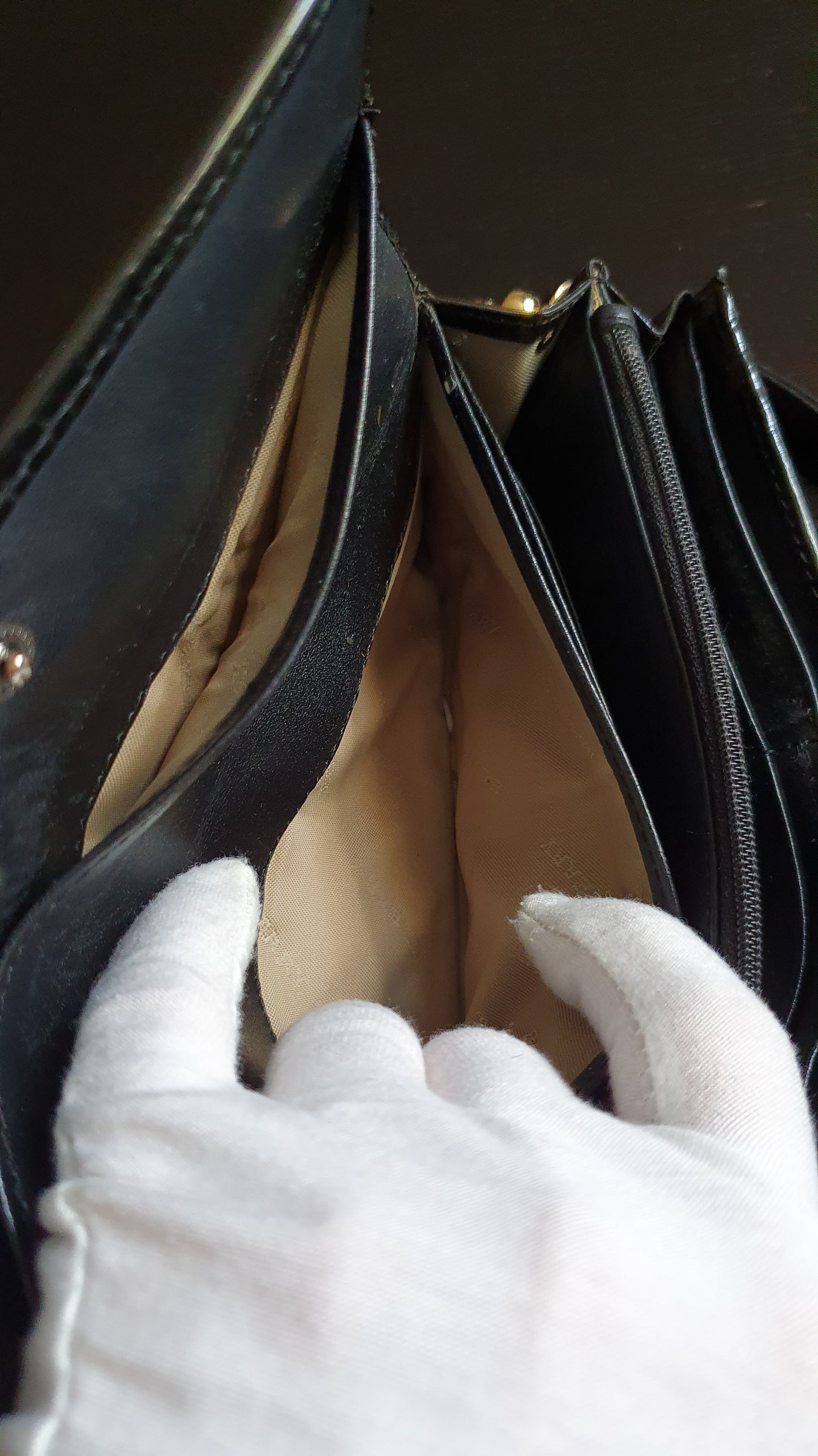 Authentic Burberry Upcycle Flap Wallet with Shoulder Strap