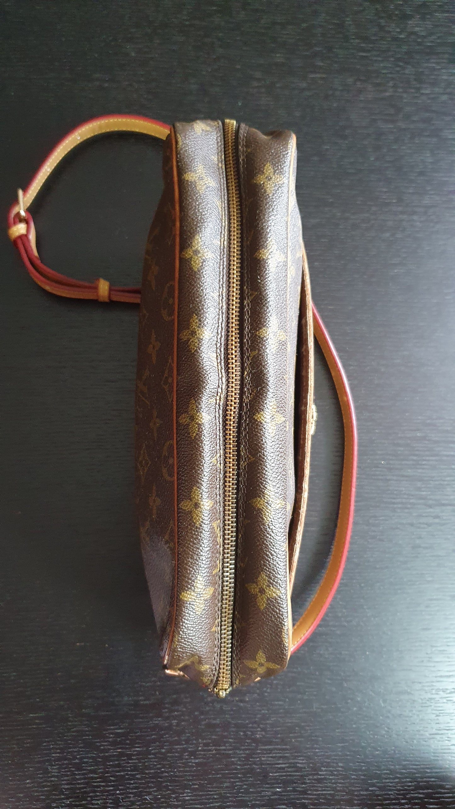 Authentic Vintage Louis Vuitton (873.SL) Upcycle Purse with Strap & Chain
