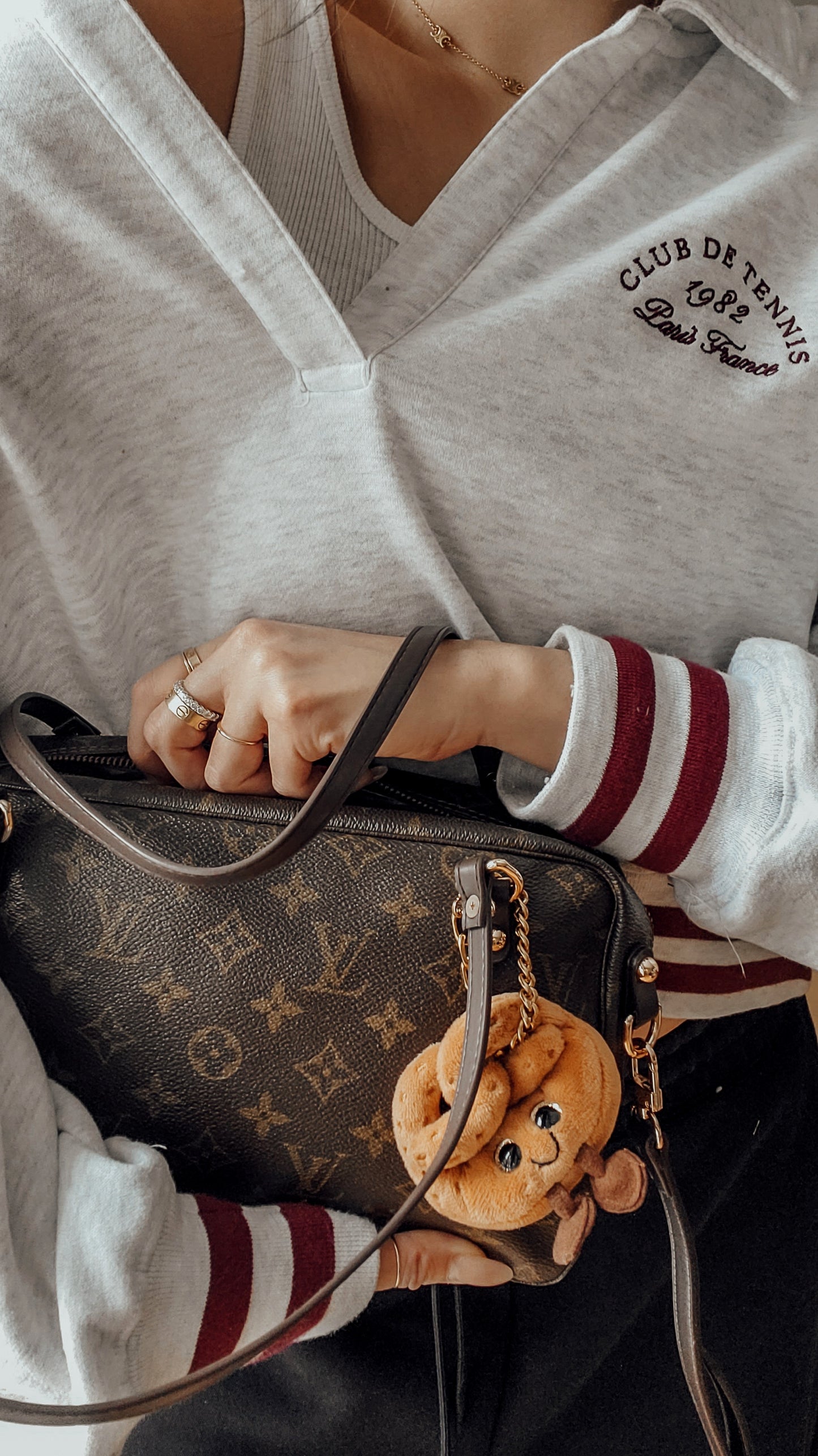 Authentic Vintage Louis Vuitton Upcycle New Gen Charm Bag (Medium)