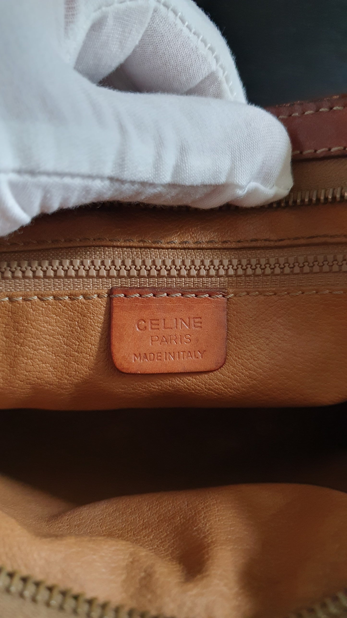 Authentic Vintage Celine Upcycle Purse (with Single Handle Strap)