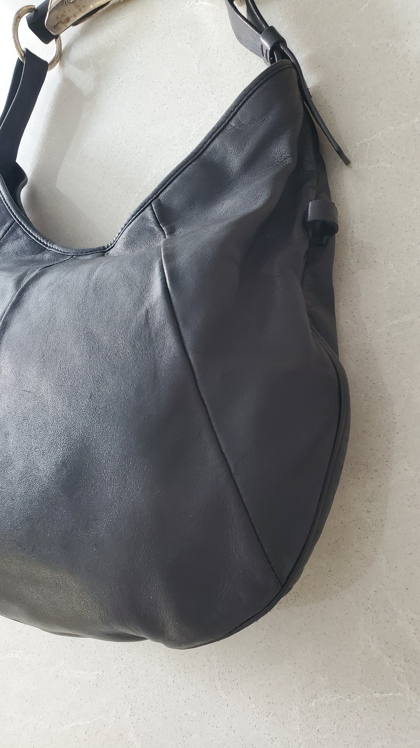 Authentic Vintage Saint Laurent Mombasa Black Iconic 00s It-Bag