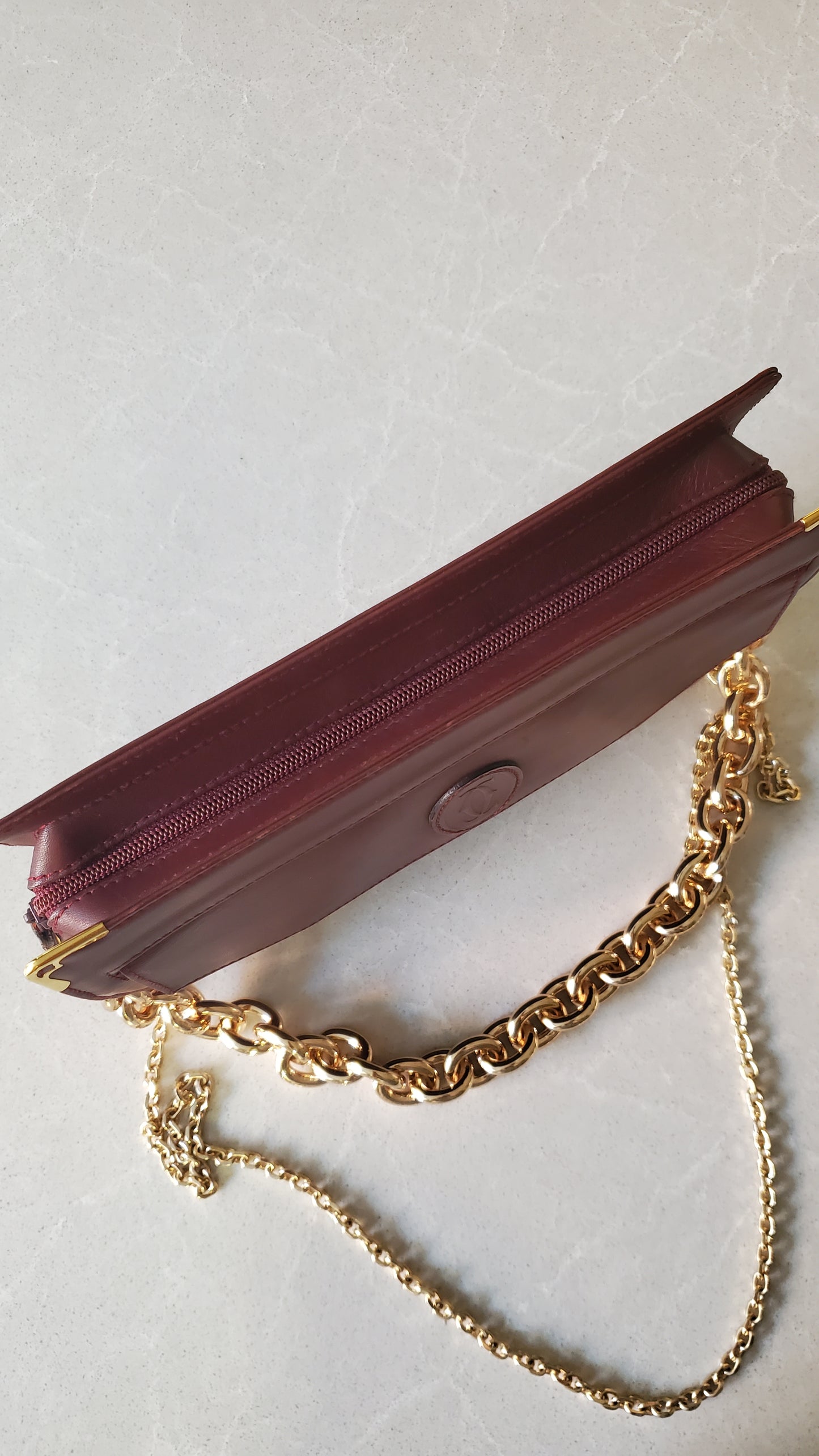 Authentic Vintage Cartier Upcycle Purse on Chains