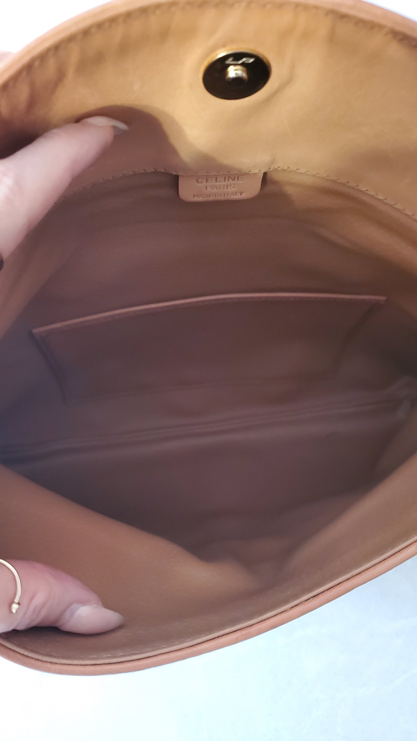 Authentic Vintage Celine Upcycle Purse with Strap