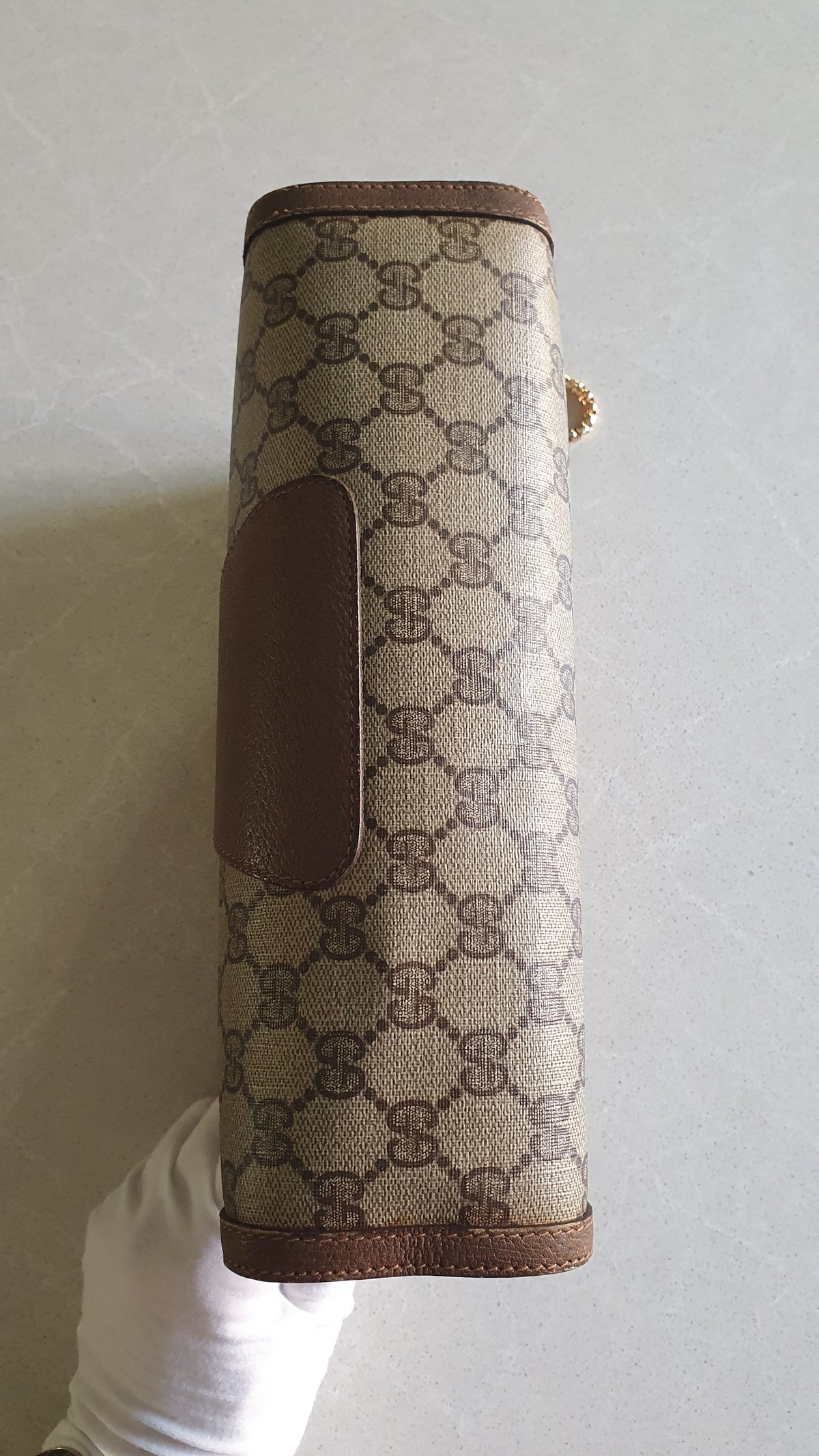 Authentic Vintage Gucci Upcycle Purse with Chains (with velcro closing)
