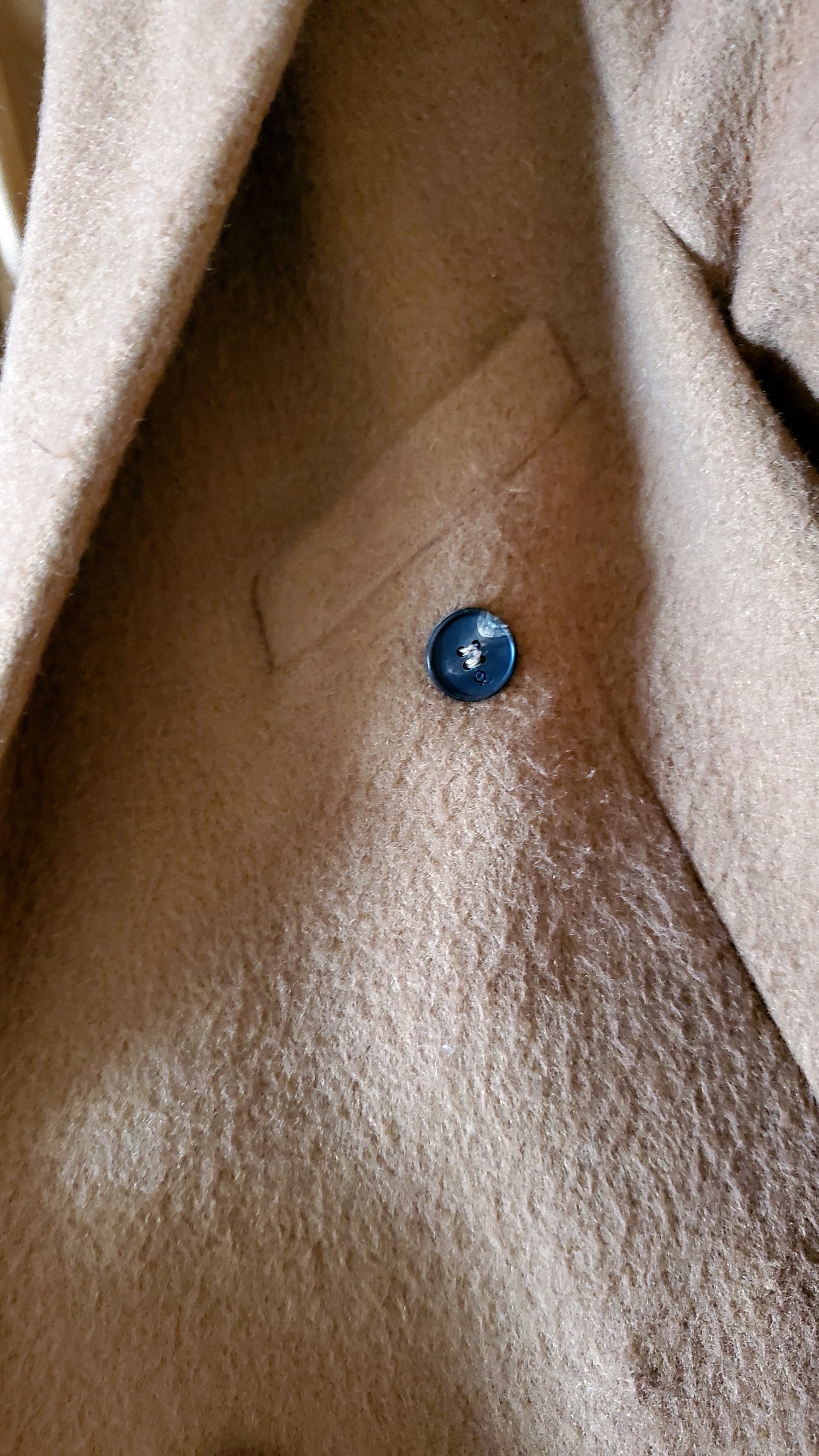 Authentic Alexander McQueen 2014 Runway Wool Camel Coat