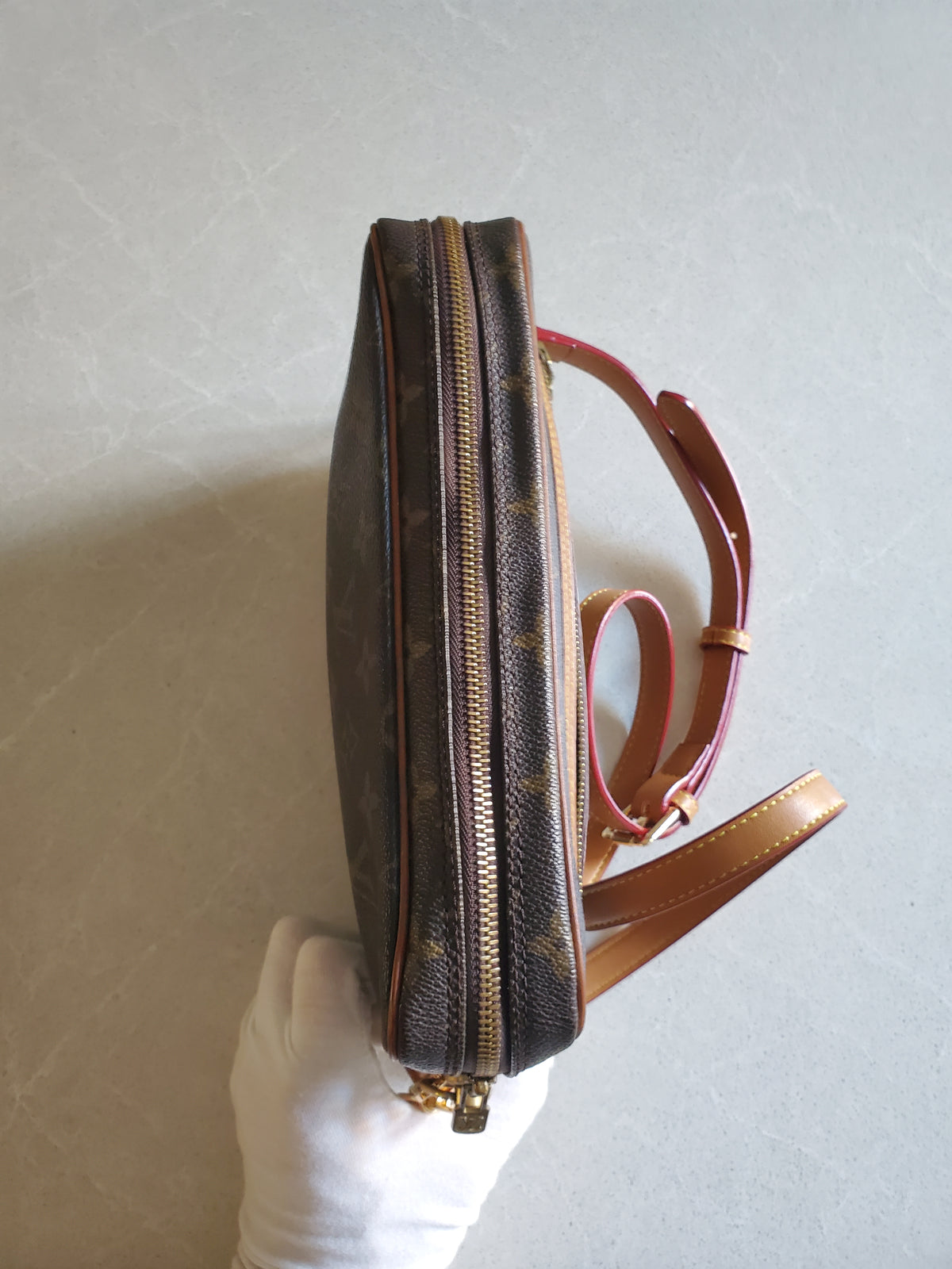 Authentic Vintage Louis Vuitton (2) Upcycle Purse with Strap & Chain