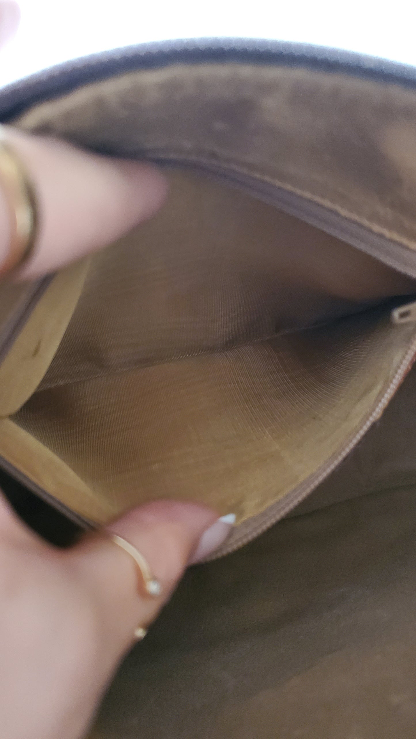 Authentic Vintage Gucci Upcycle Shoulder/ Crossbody Brown Purse on Chain