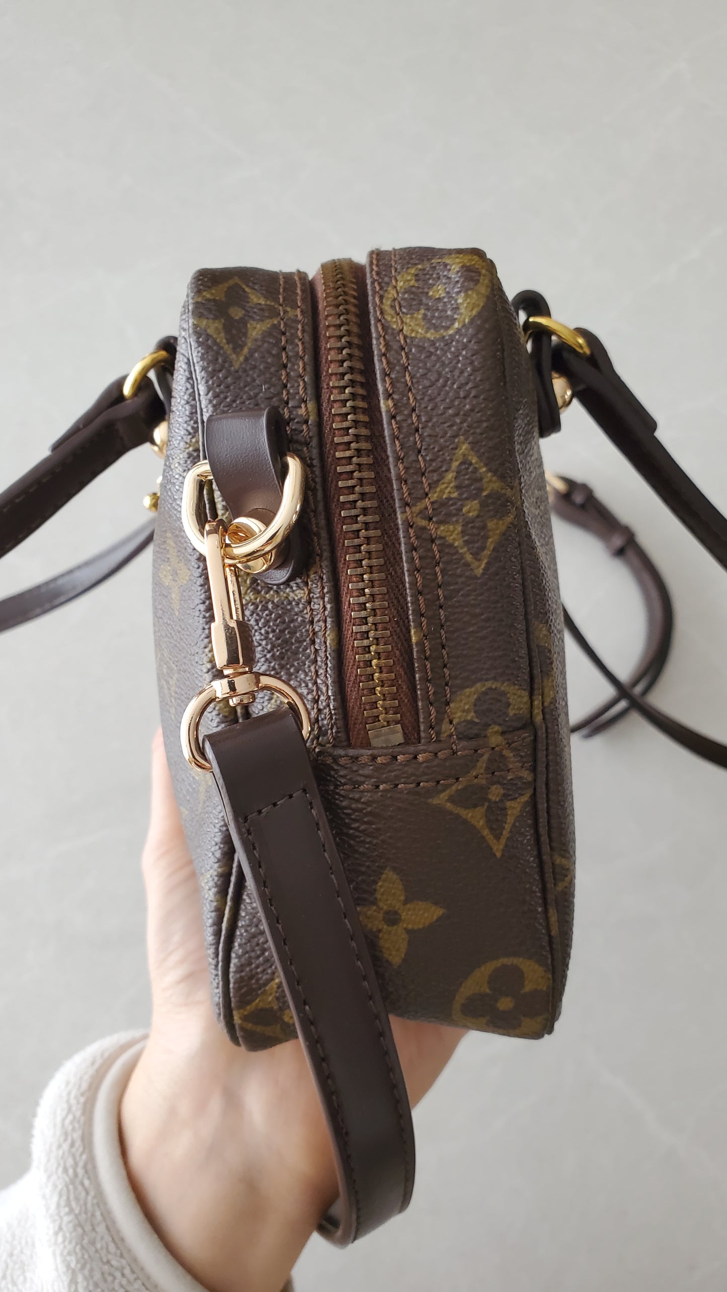 Authentic Vintage Louis Vuitton Upcycle New Gen Charm Shoulder/ Crossbody Bag